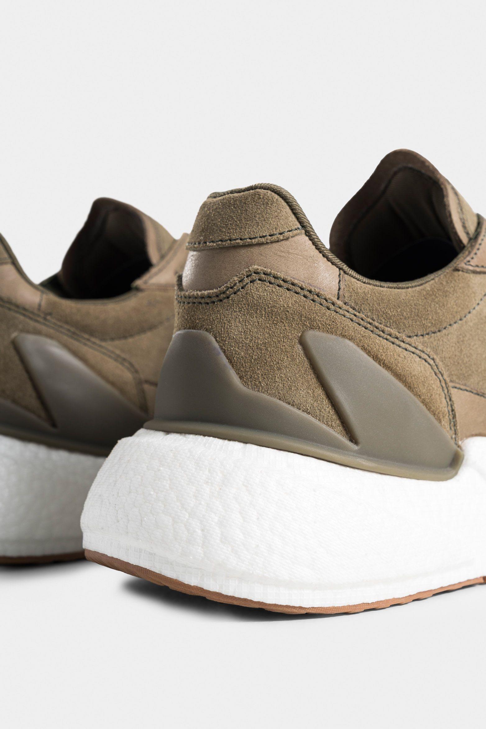 Vélez Zapatillas Bolet 2 Cuero Y Gamuza Hombre Verde Oliva-4