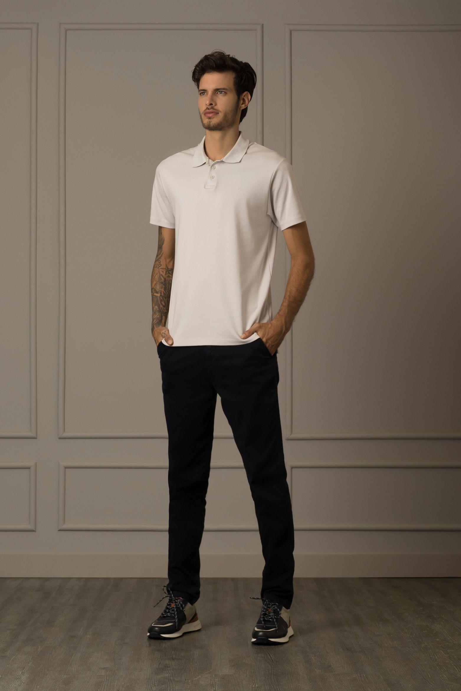 Vélez Polera Con Cuello Agustín Para Hombre Gris-1
