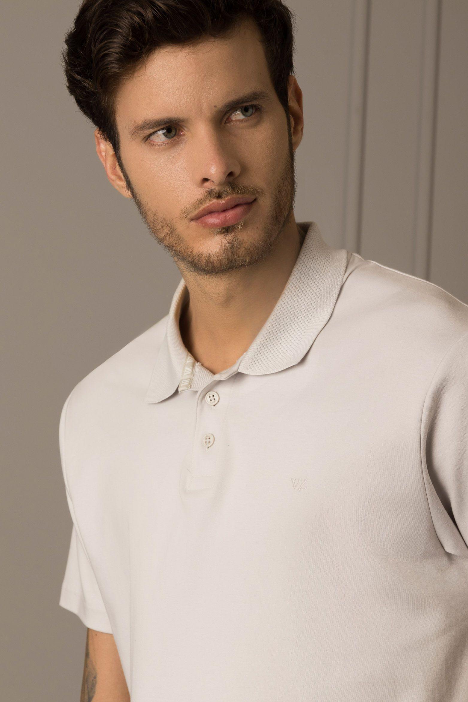 Vélez Polera Con Cuello Agustín Para Hombre Gris-2
