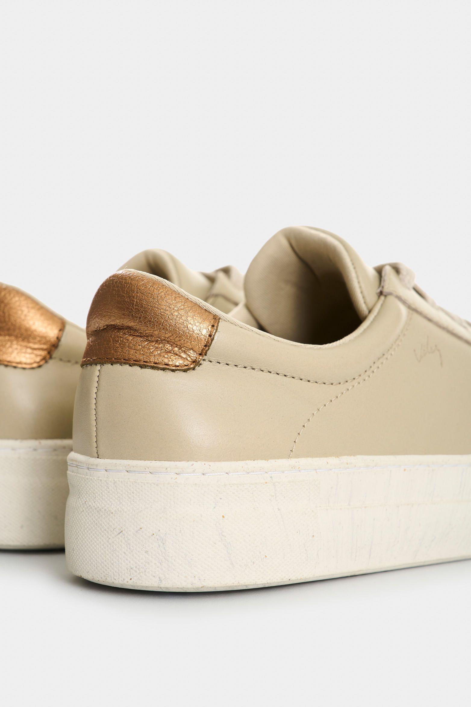 Vélez Zapatillas De Cuero Para Mujer Elior Arena-4