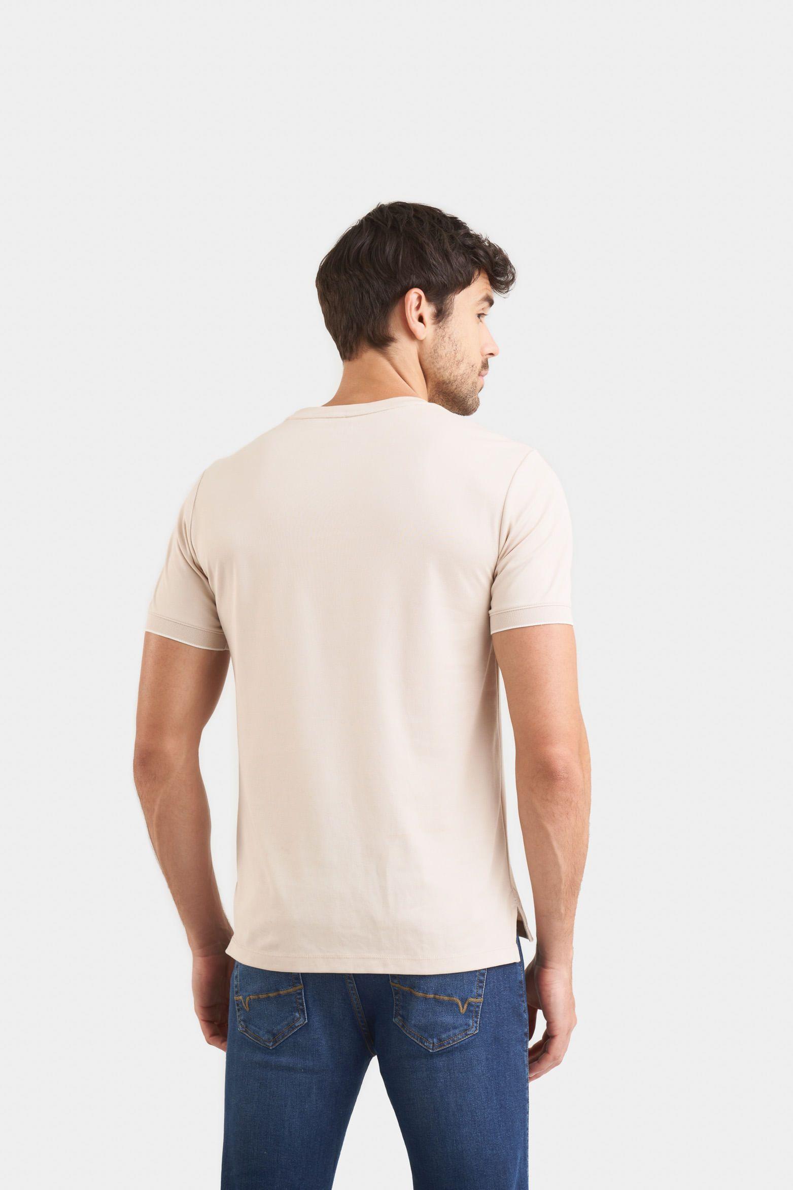 Vélez Polera Micropima Arizona  Hombre Semi Ajustada Beige-4