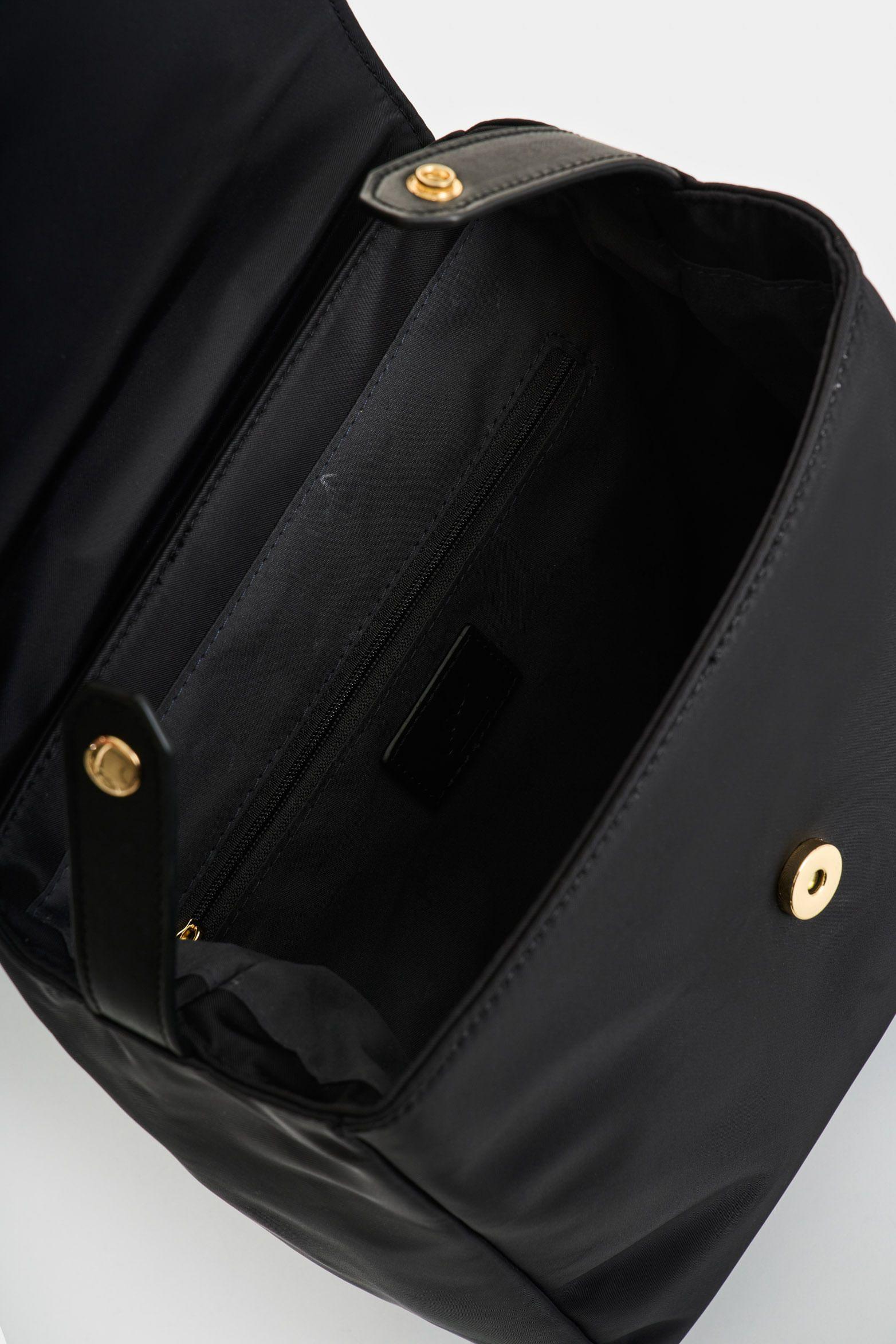 Vélez Morral En Lona Y Cuero Para Mujer Rosario 2 Negro-4