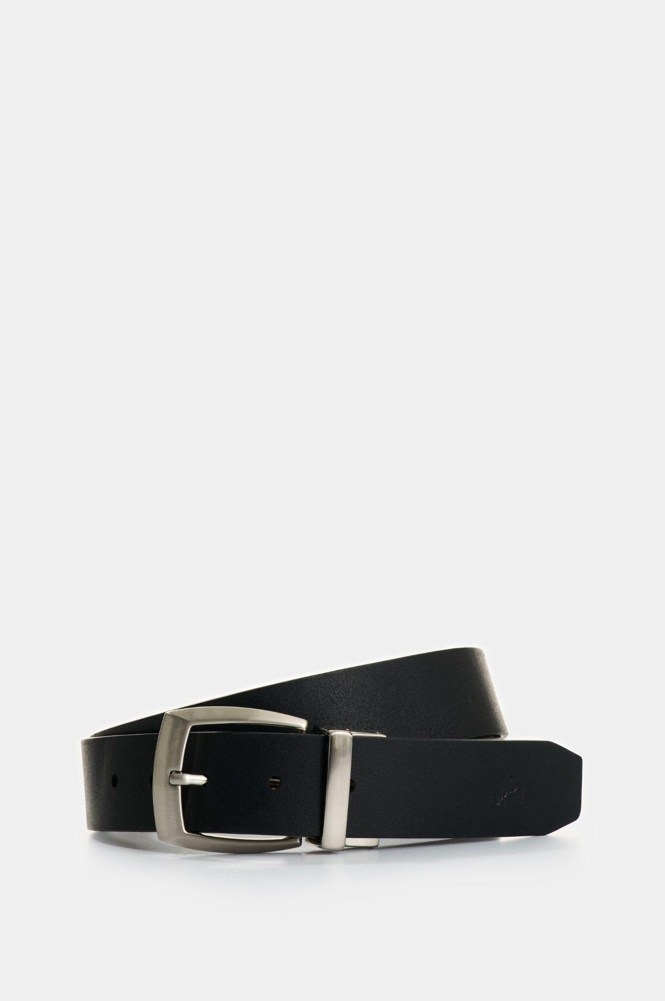 Vélez Correa Reversible De Cuero Hombre Serpia Combinado-0