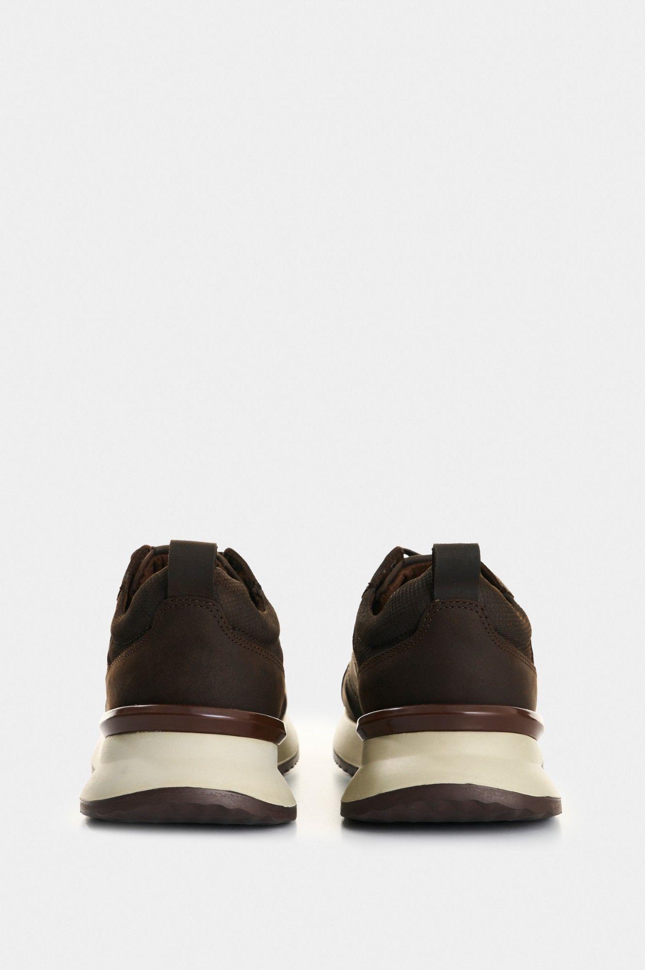 Vélez Zapatillas De Cuero Para Hombre Ibisa Cafe-2