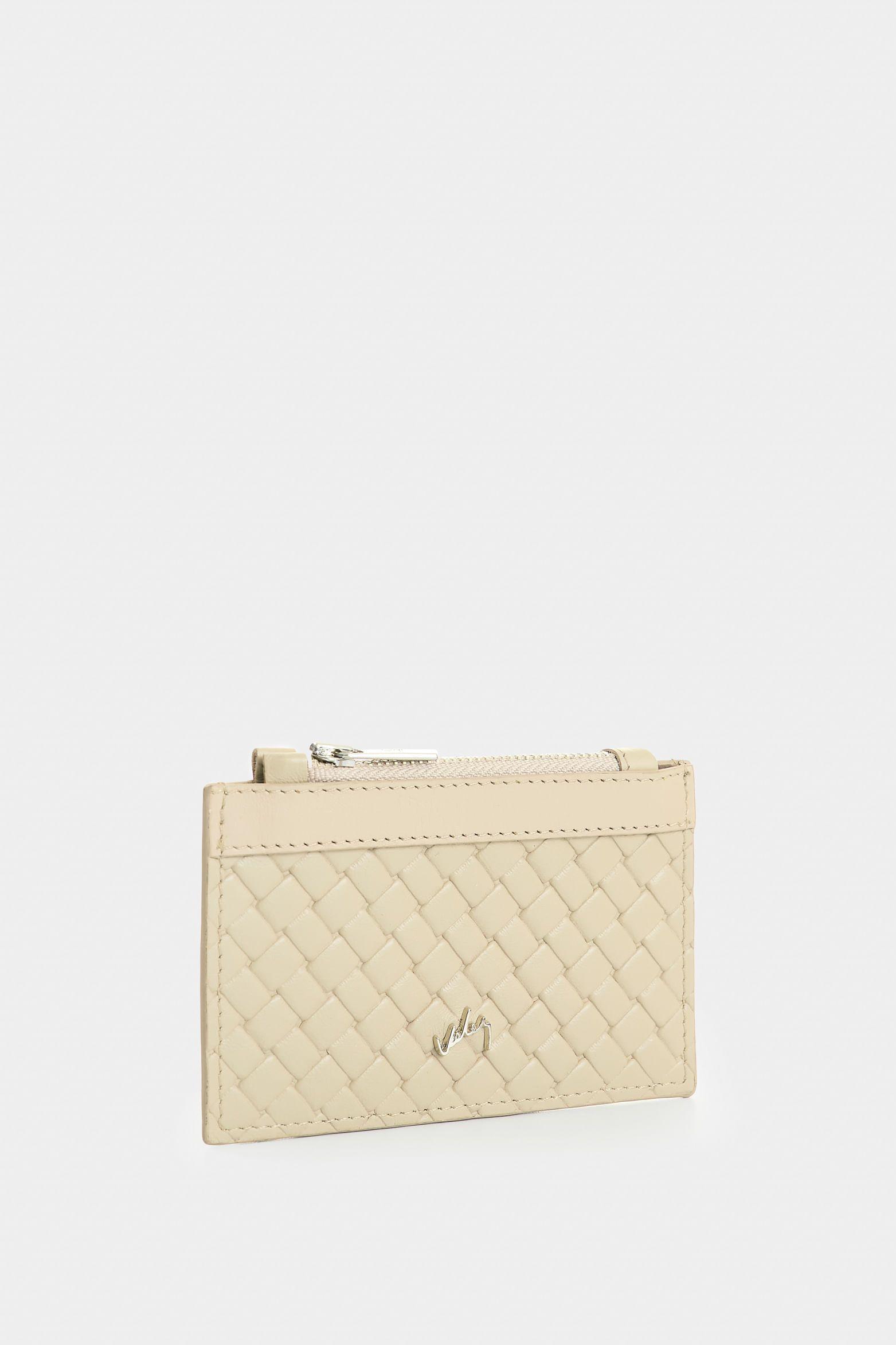 Vélez Porta Documentos De Cuero Grabado Mujer Gael Arena-1