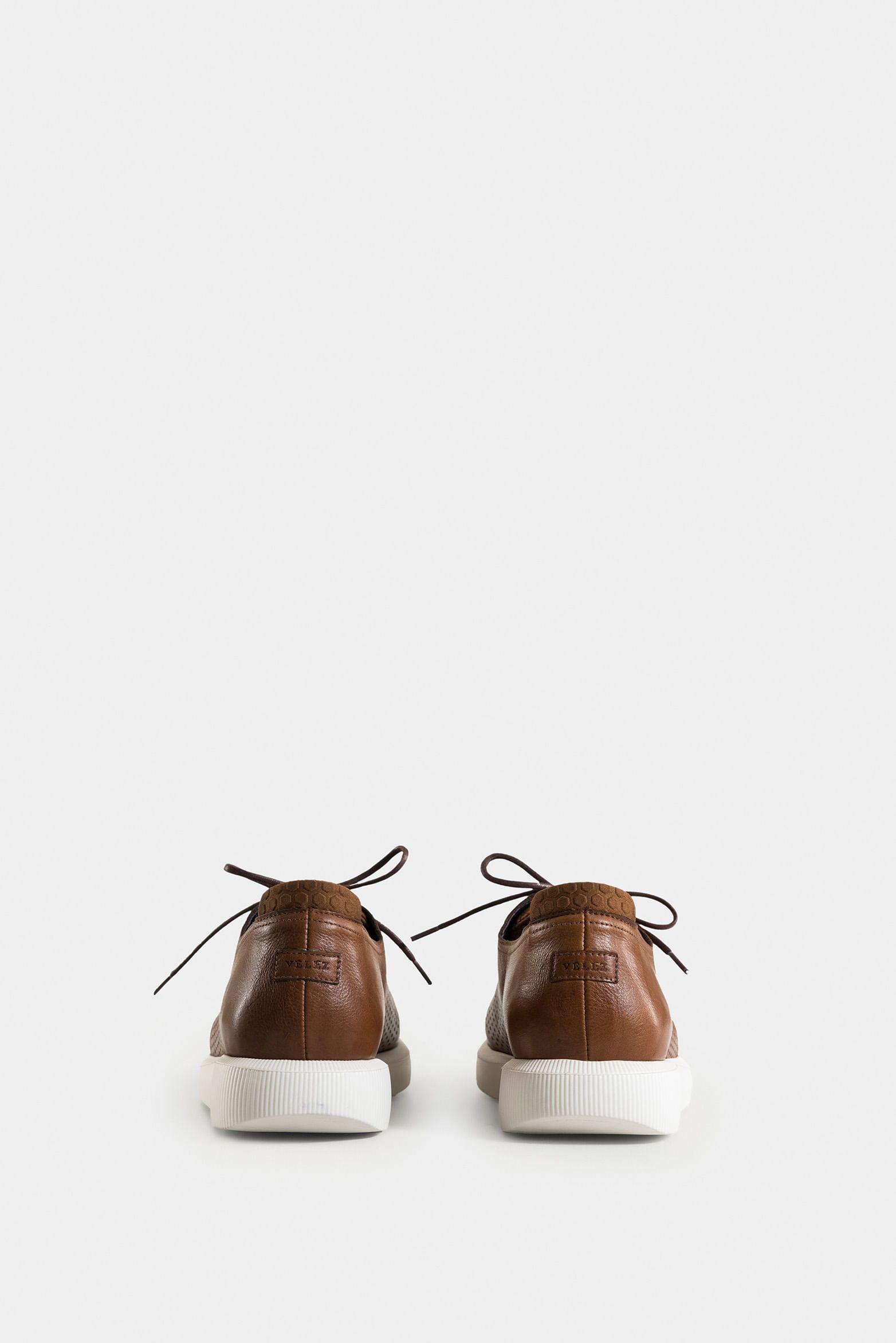 Vélez Zapatos Cordón Dalí Cuero Hombre Suela Ultra Miel-2