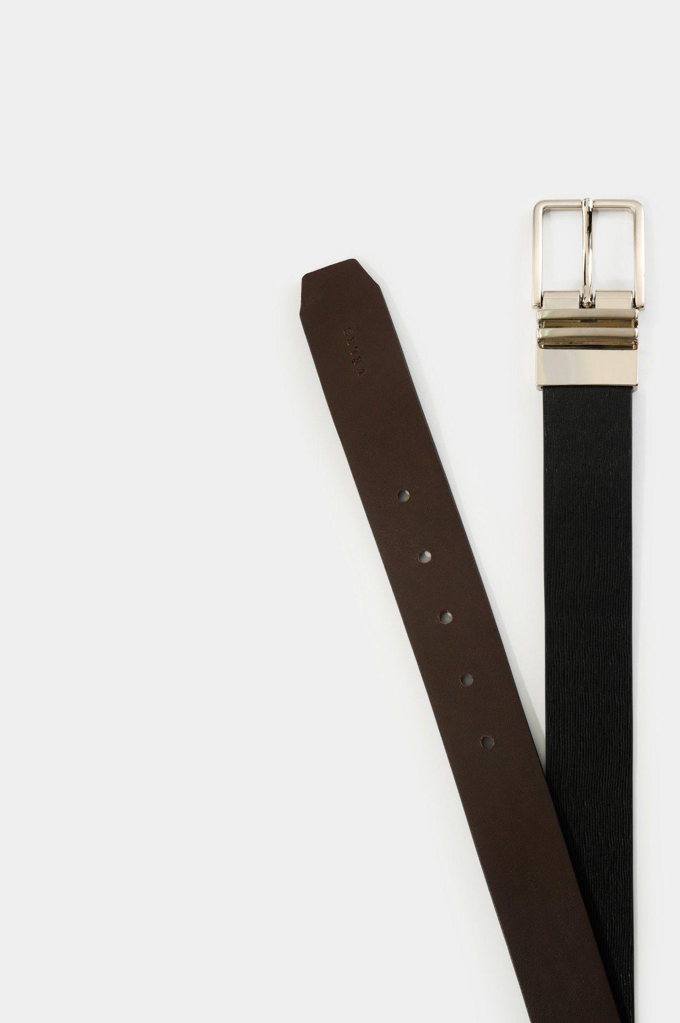 Vélez Cinturón Doble Faz Cuero Hombre Anta Combinado-2