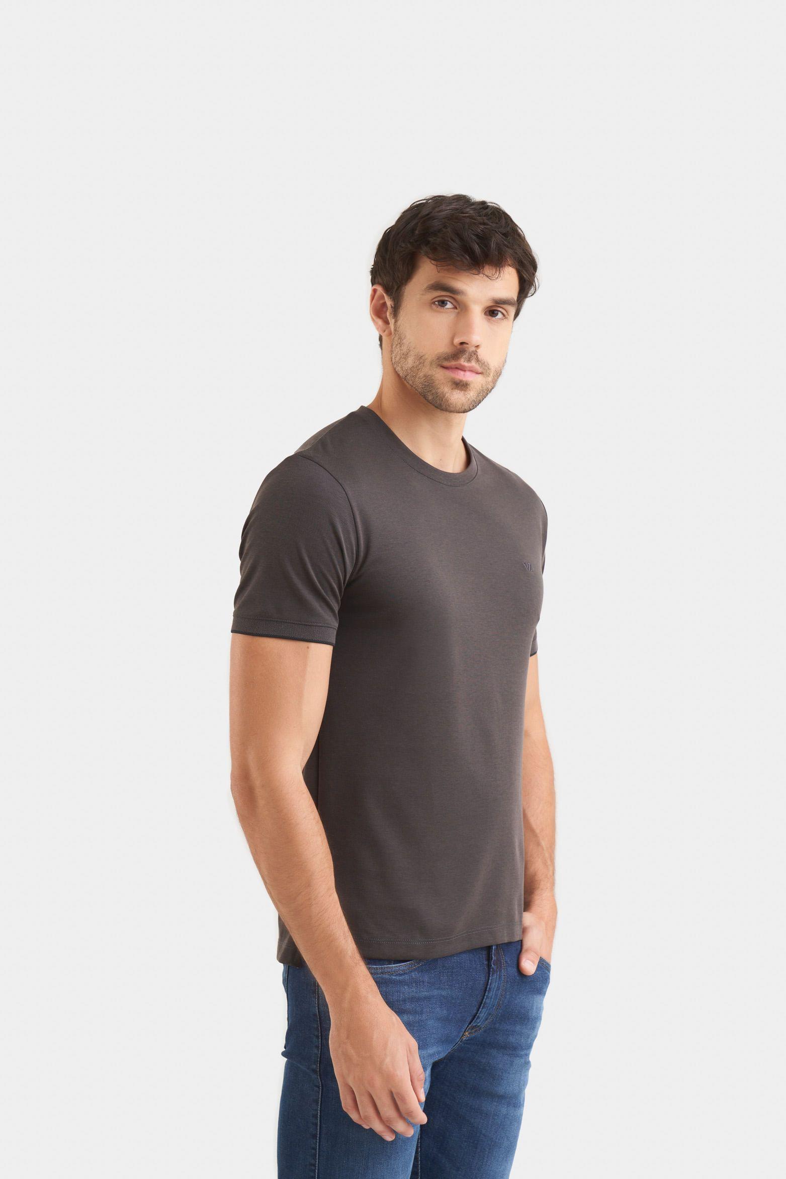 Vélez Polera Micropima Arizona  Hombre Semi Ajustada Negro-2