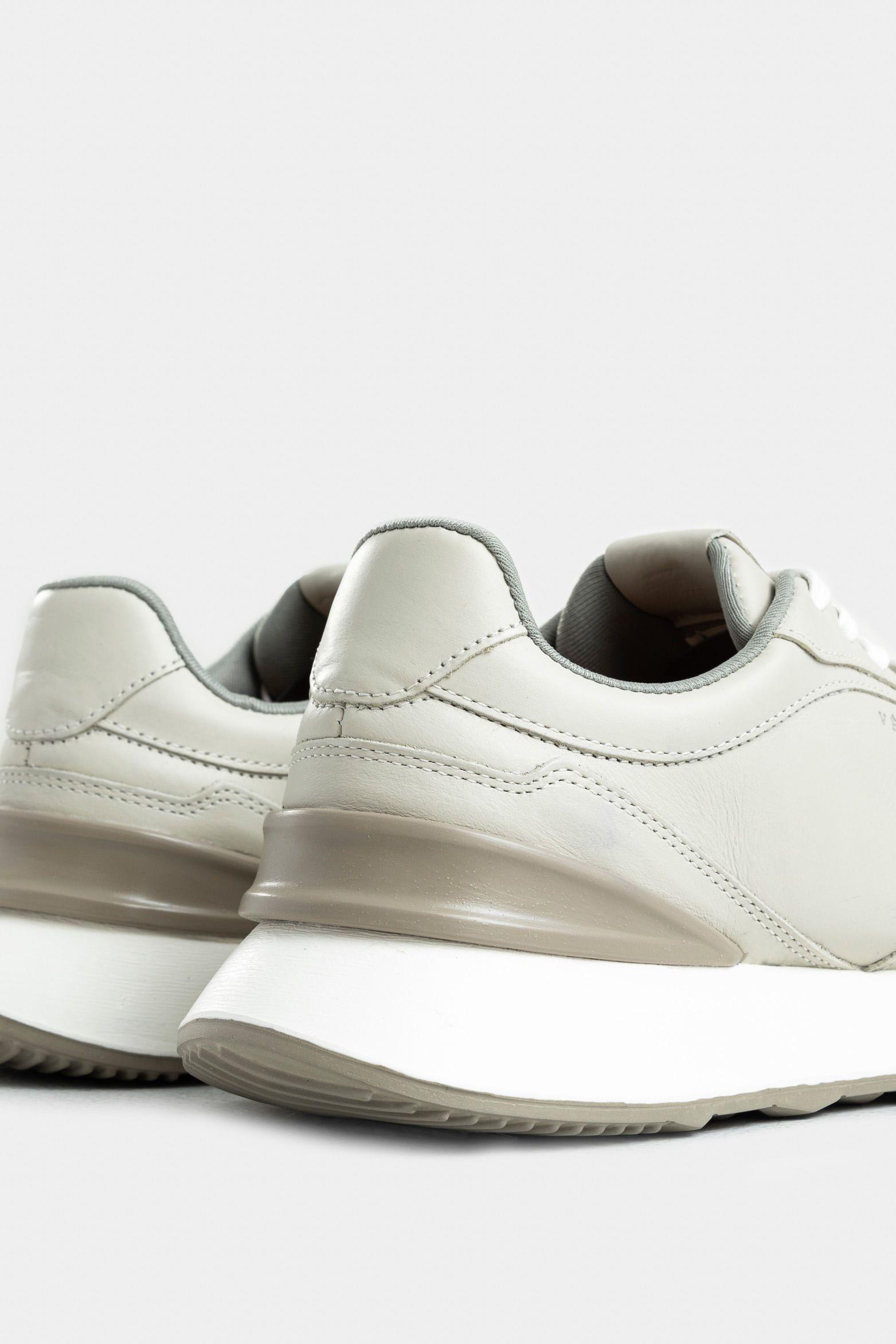 Vélez Zapatillas Elios Cuero Hombre Silueta portiva Blanco-4