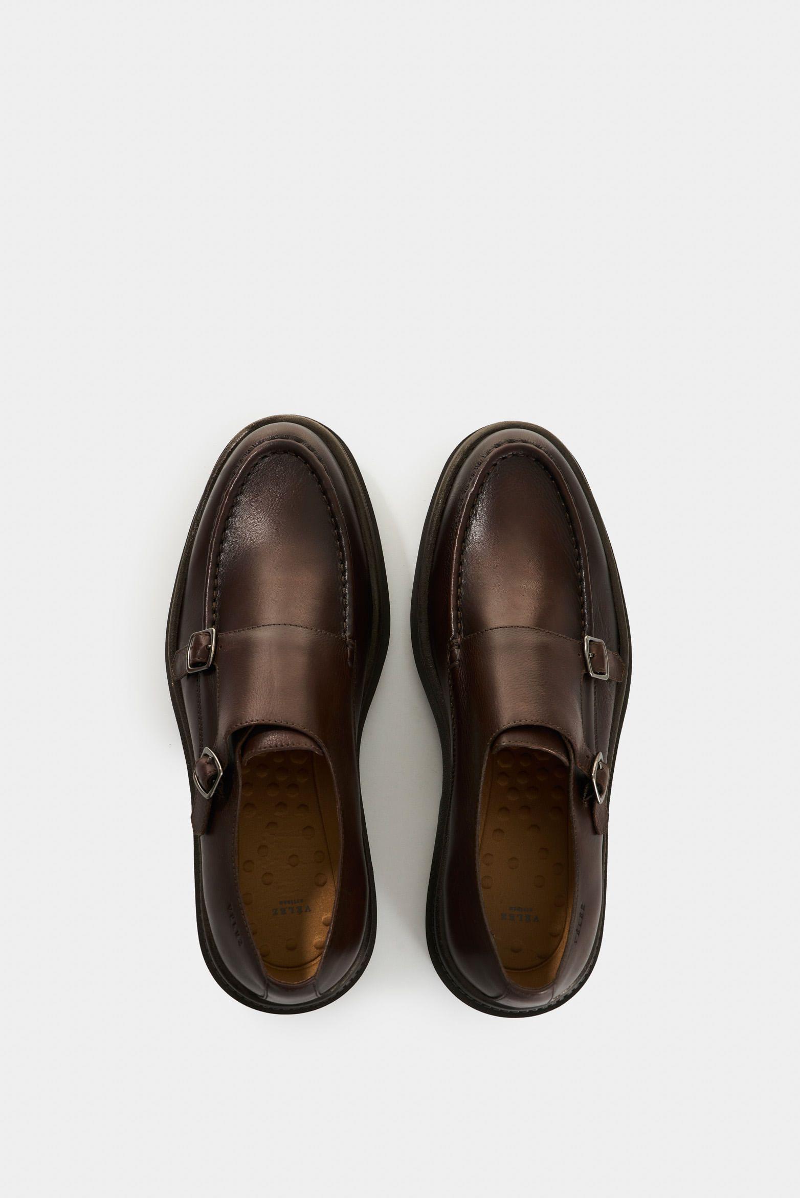 Vélez Mocasines De Cuero  Hombre Tessa Café-3