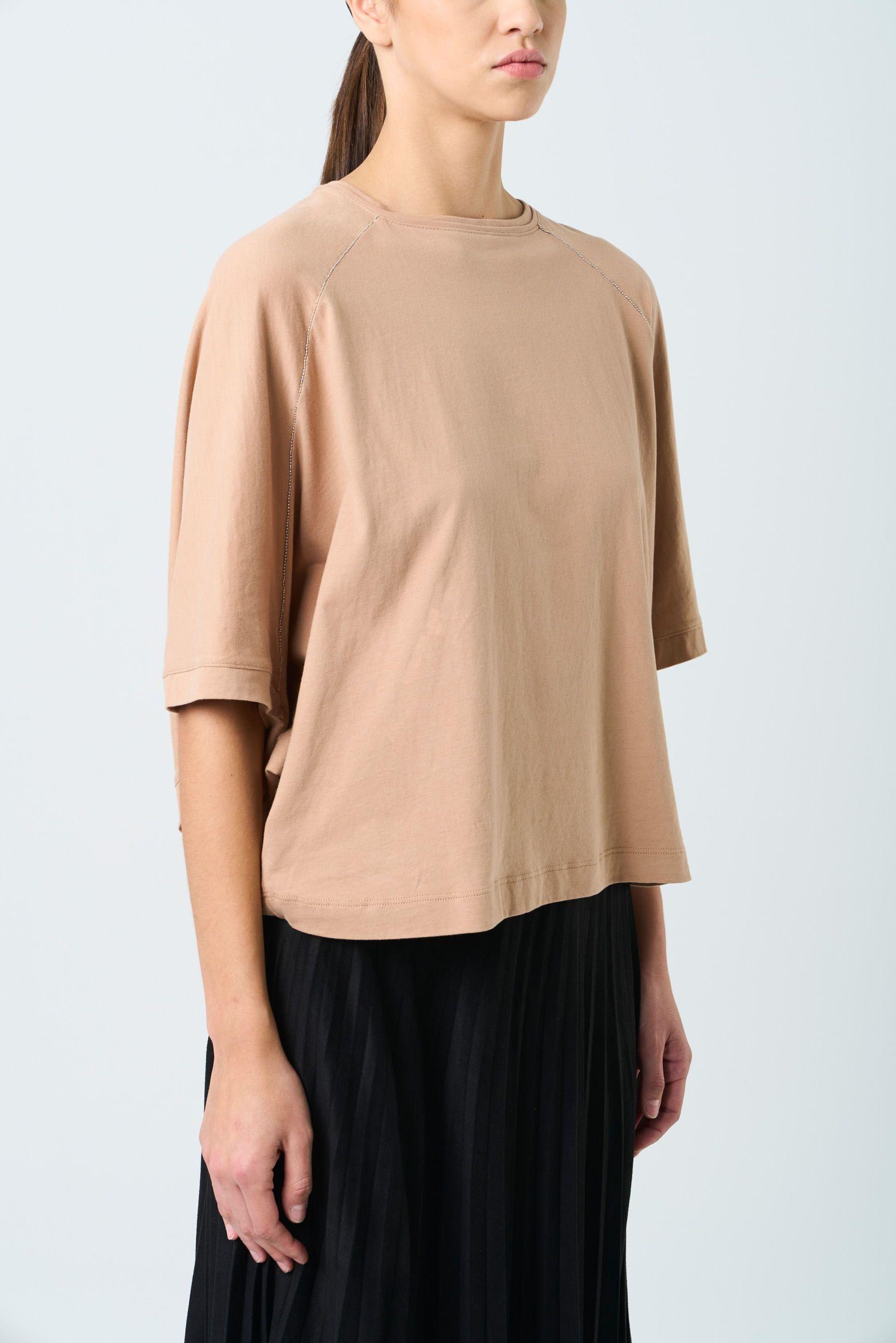 Vélez Polera Soren Para Mujer Tejida Cafe Claro-4