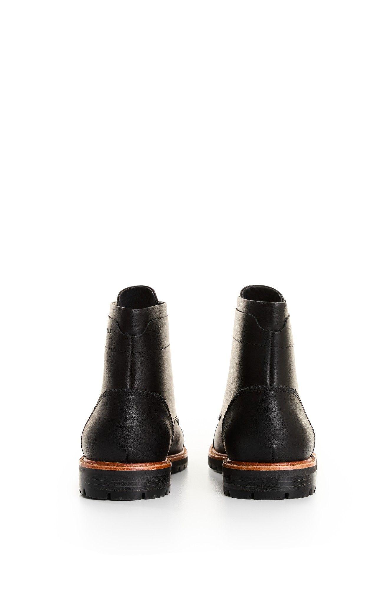 Vélez Botas Cuero Hombre Ray Negro-2