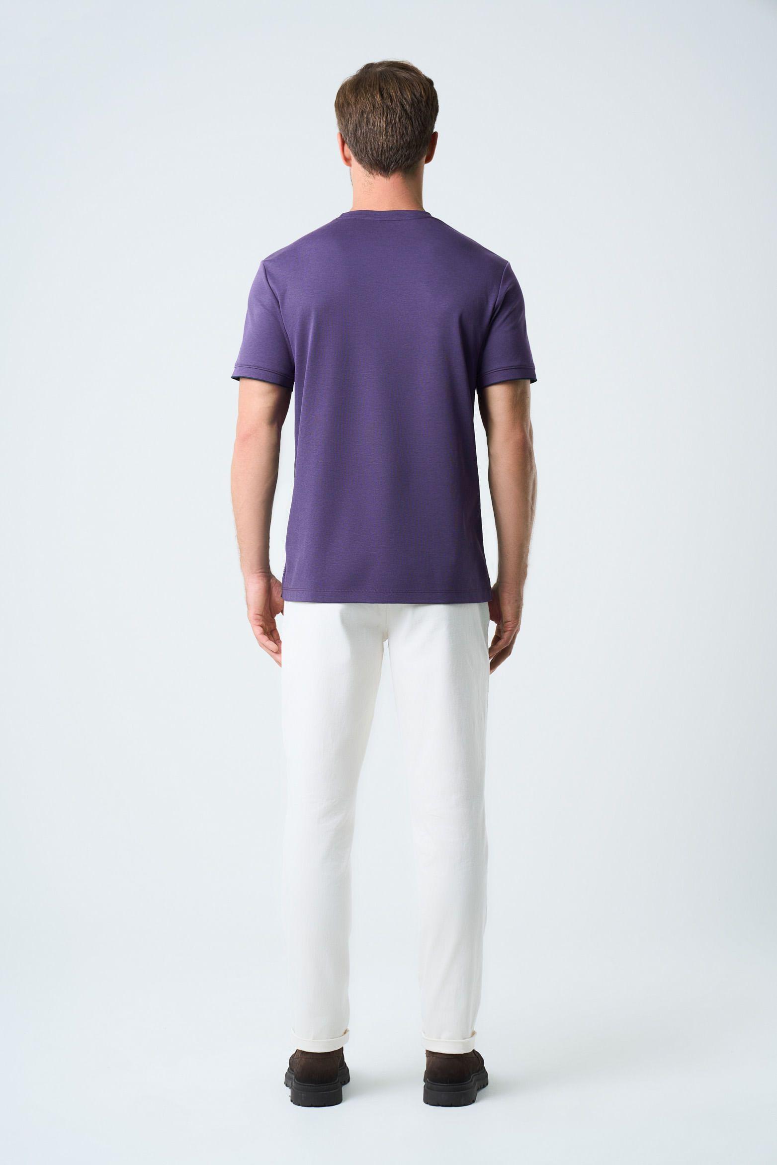 Vélez Polera Micropima Arizona  Hombre Semi Ajustada Morado-2