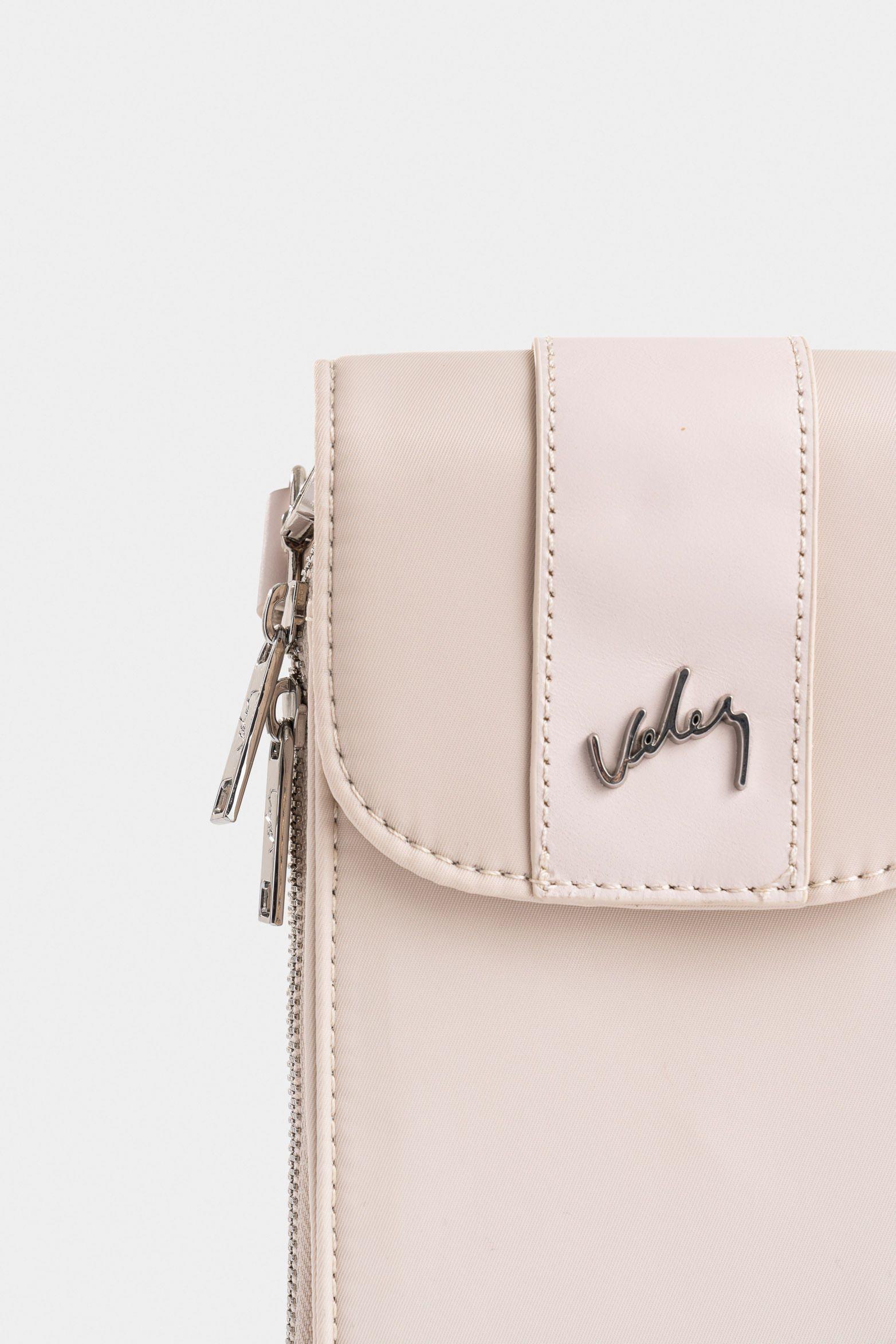 Vélez Morral Astra En Lona Para Mujer Detalle Cuero Blanco-3