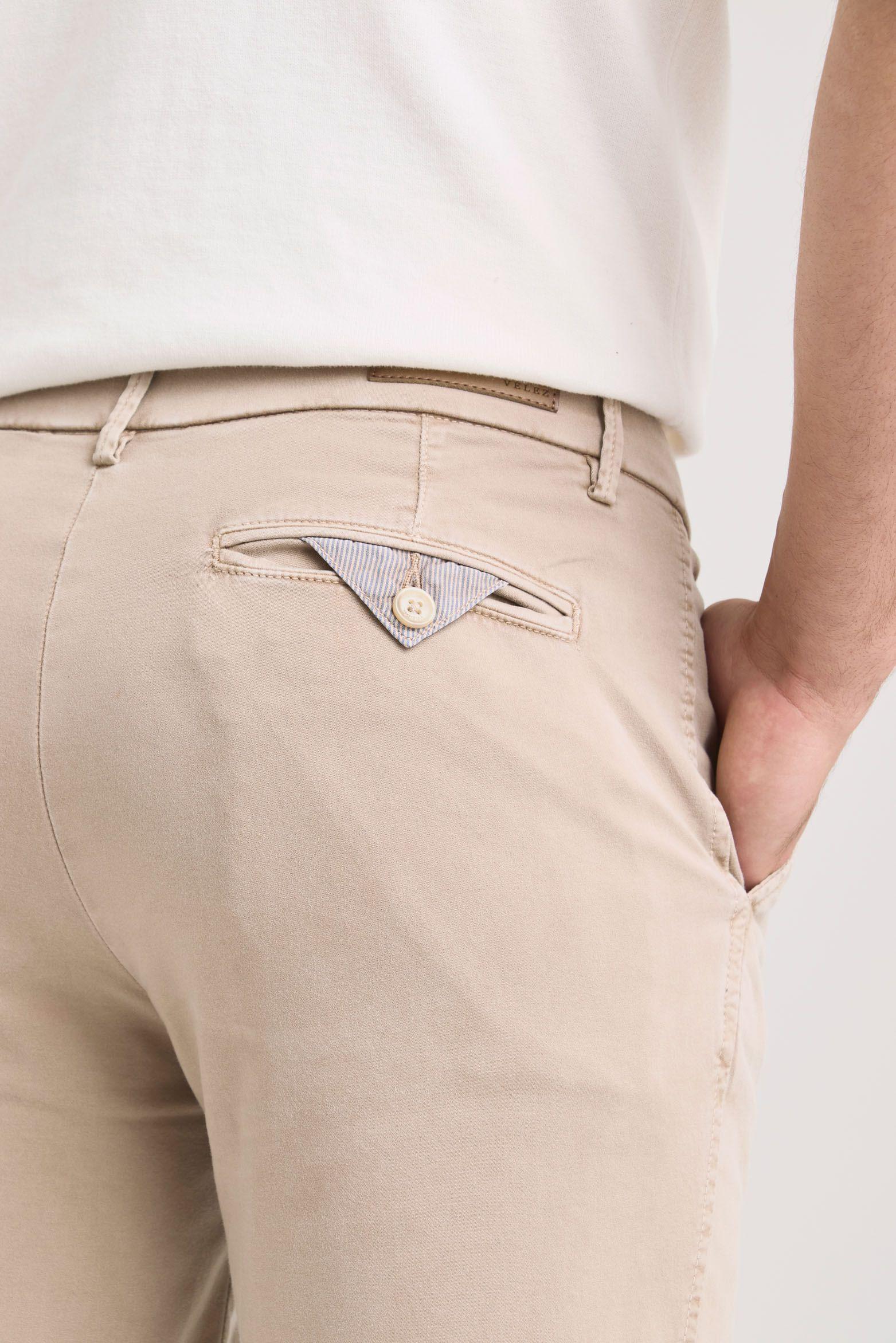 Vélez Pantalón Chino Italo Para Hombre SemiFitted Arena-3
