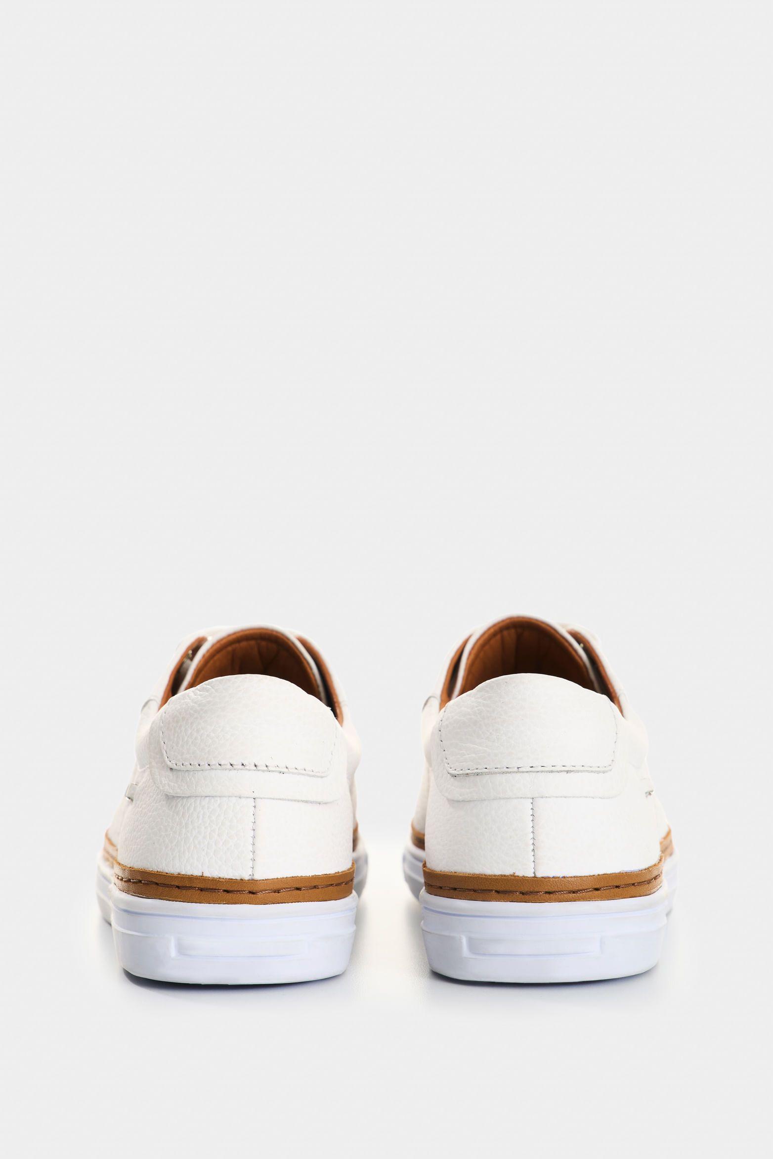 Vélez Zapatillas De Cuero Para Mujer Danan Blanco-2