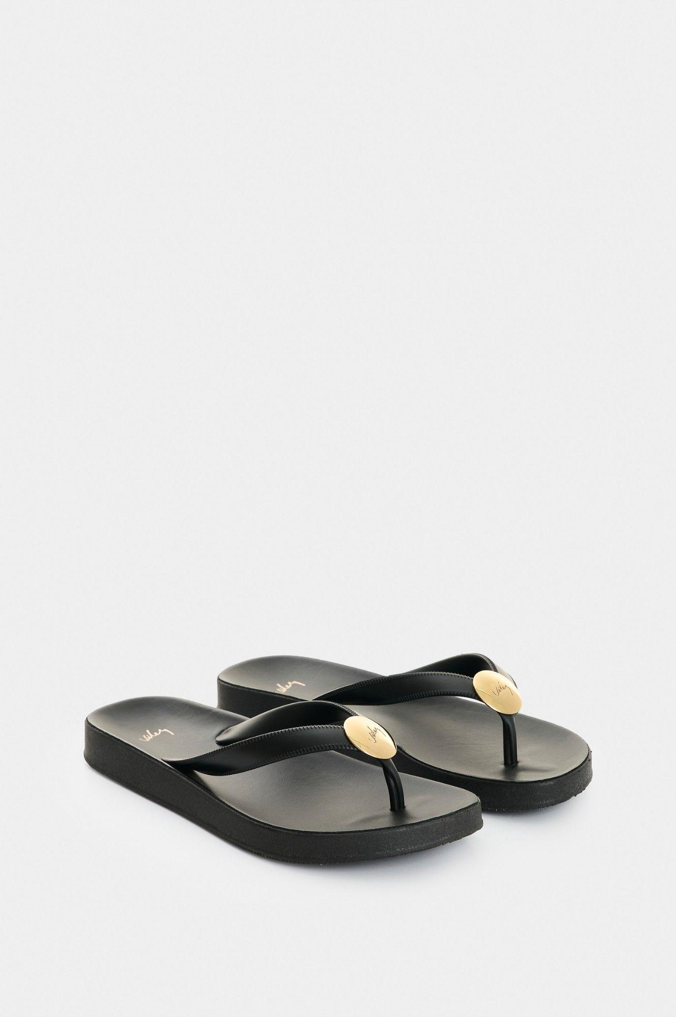 Vélez Sandalia Tres Puntadas Para Mujer Jamaica 2 Negro-1