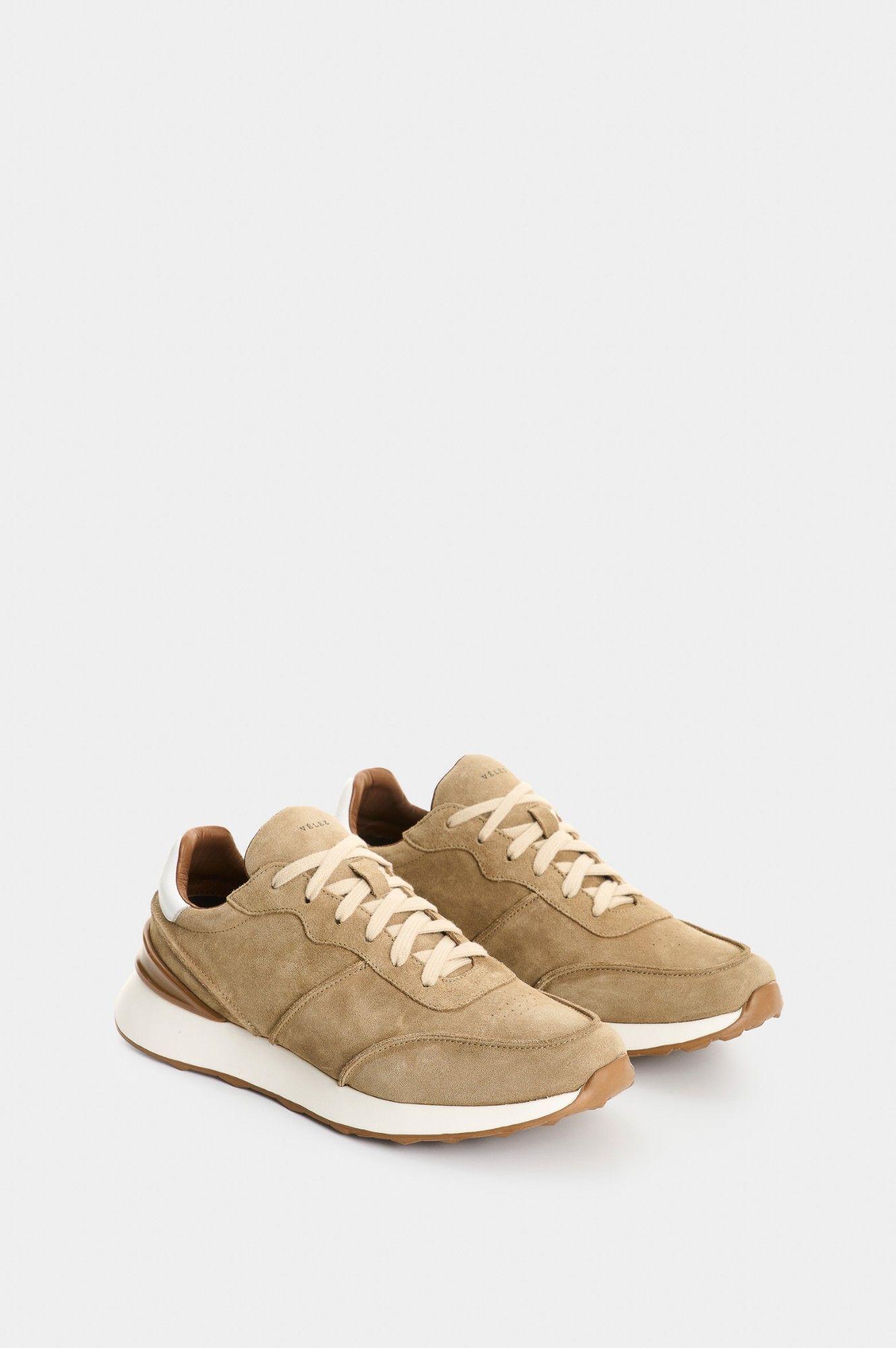 Vélez Tenis De Cuero Para Hombre Duna Arena-1
