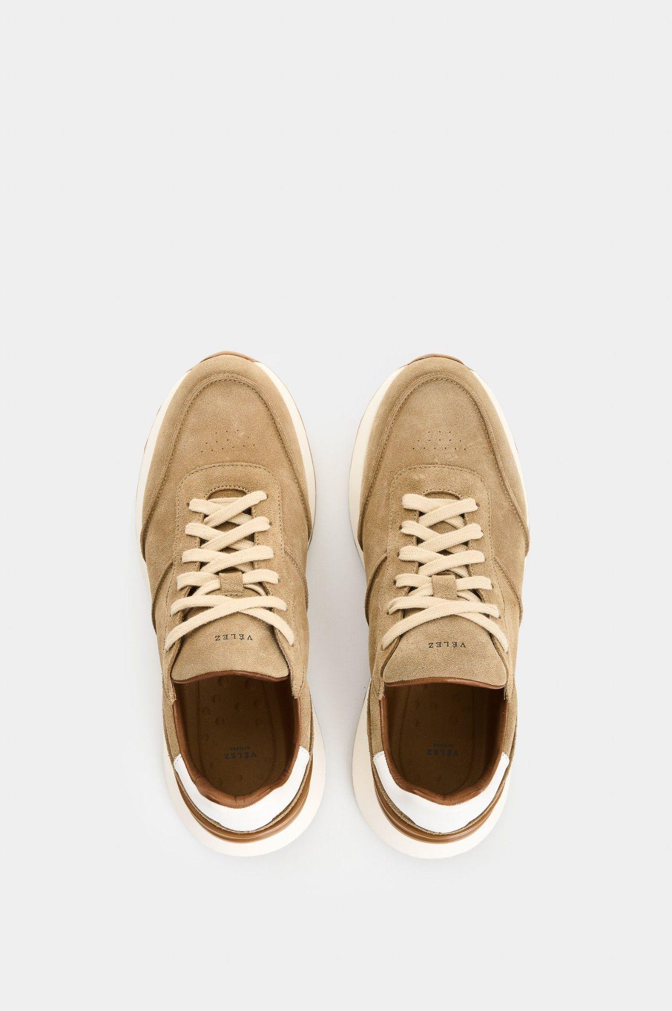 Vélez Tenis De Cuero Para Hombre Duna Arena-3