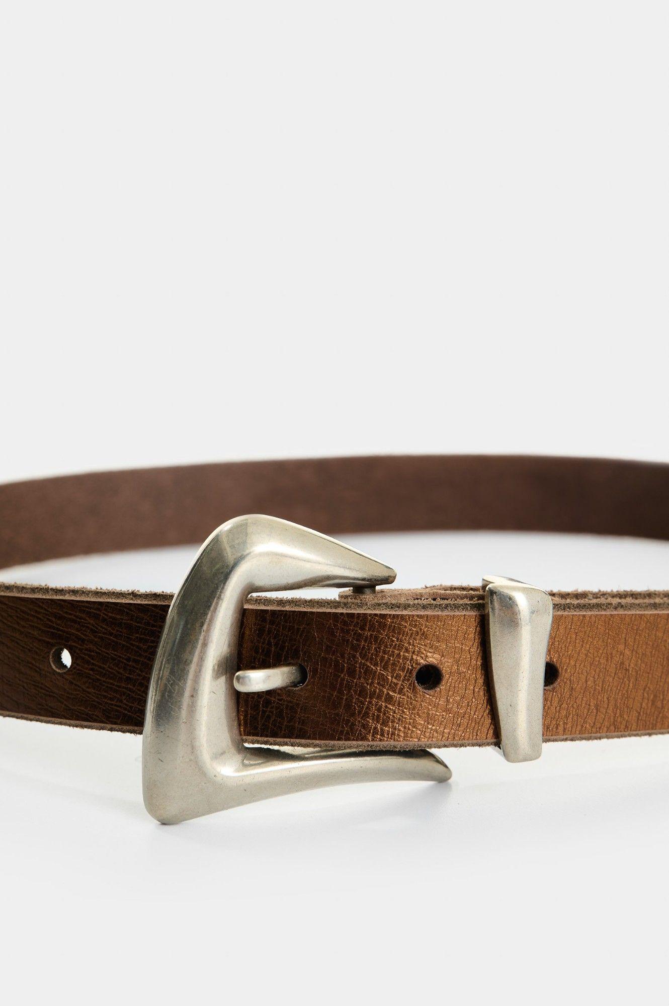 Vélez Cinturón Unifaz Cuero Mujer Gael Bronce-3