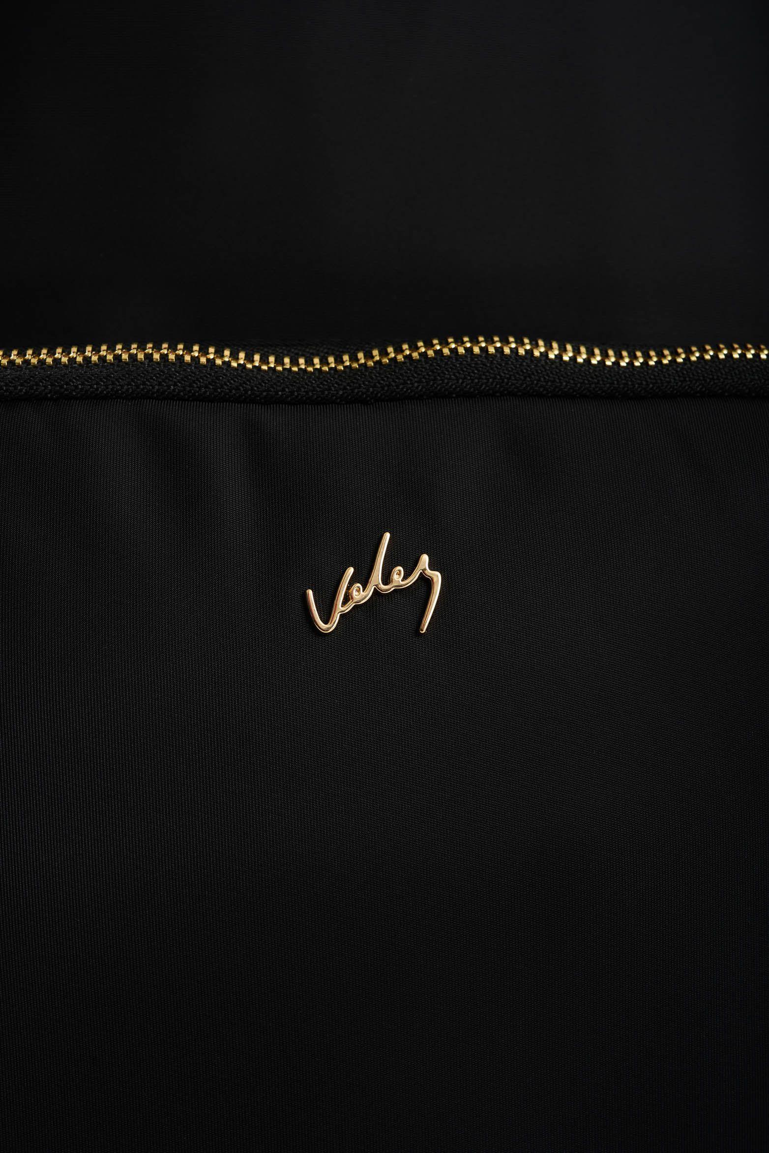Vélez Morral Púrpura En Lona Para Mujer Casual Negro-3