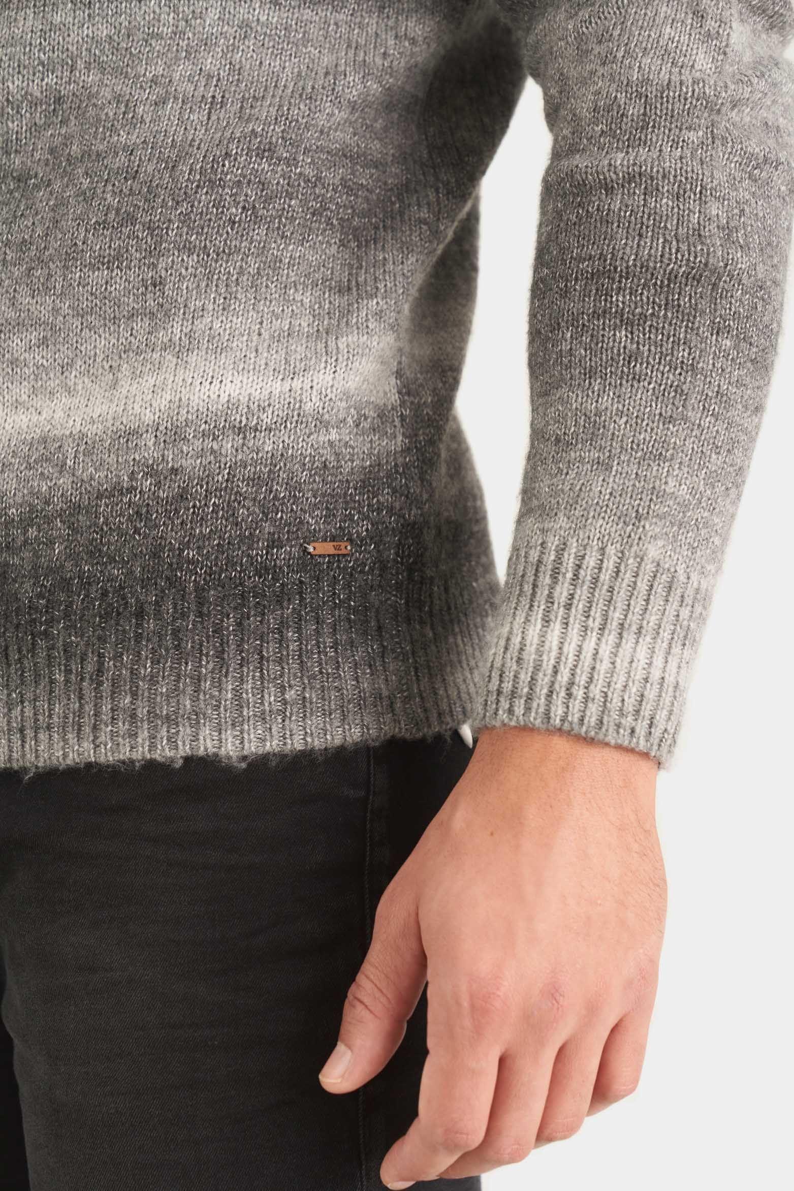 Vélez Sweater Boreal Degradé  Hombre Cuello Tortuga Gris-3