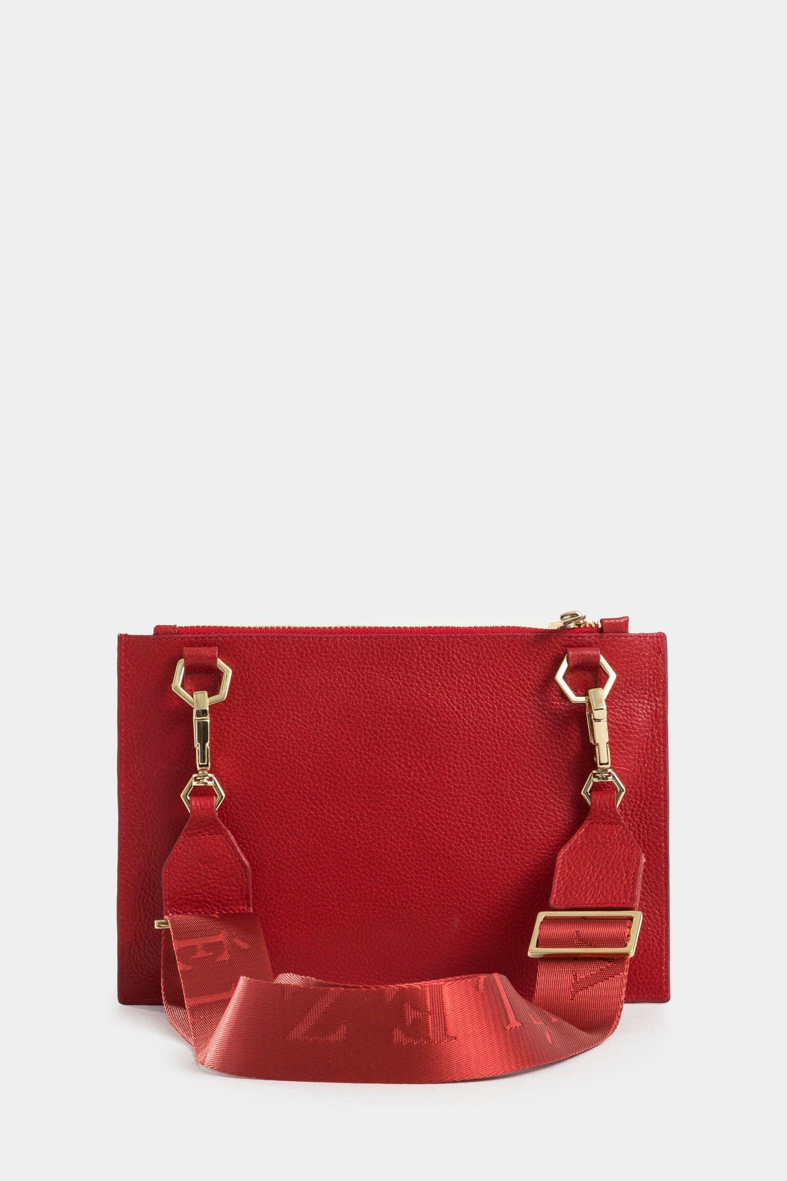 Vélez Cosmetiquera Delfos Cuero Mujer Rojo-2