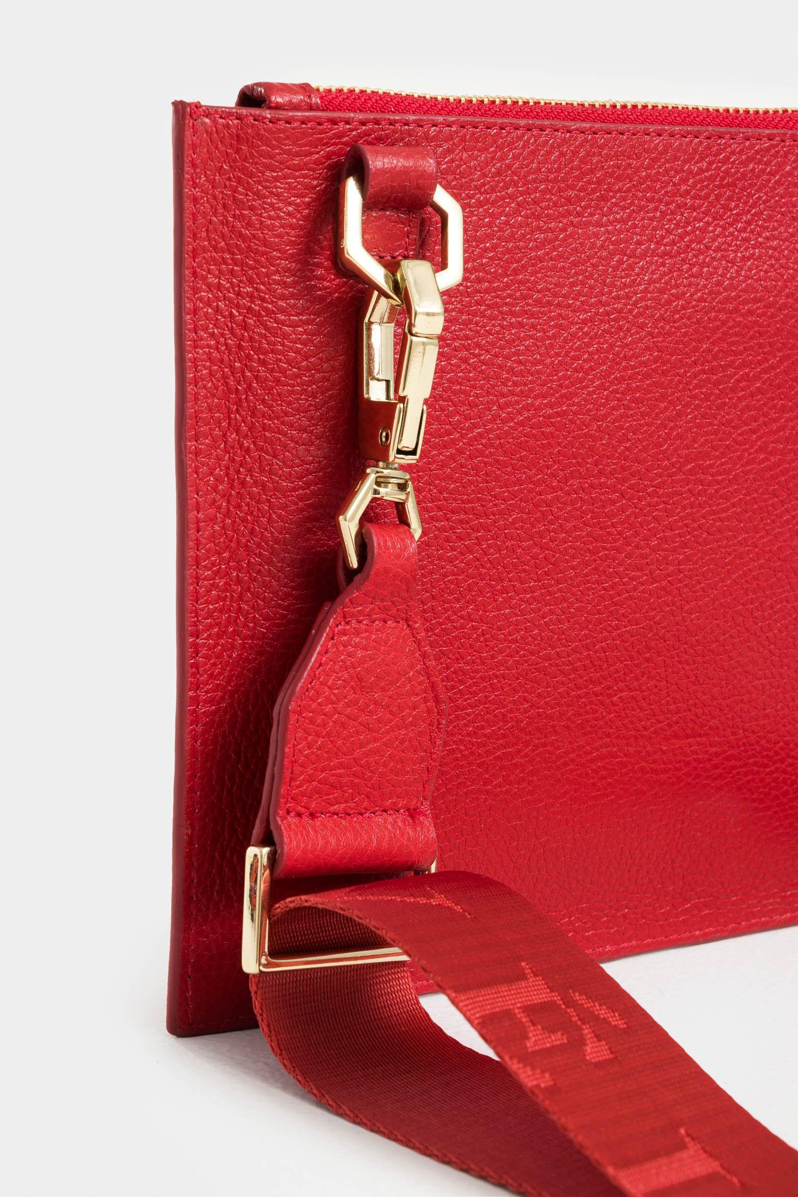 Vélez Cosmetiquera Delfos Cuero Mujer Rojo-3