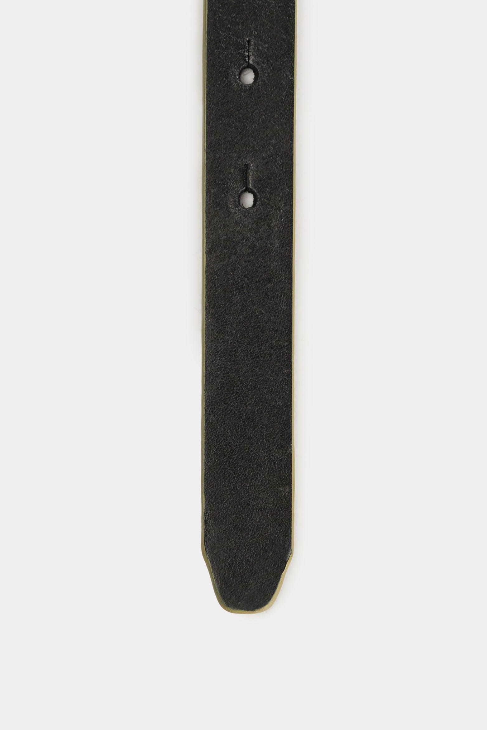 Vélez Cinturón Unifaz Monograma Cuero Mujer Chapa VZ Negro-3