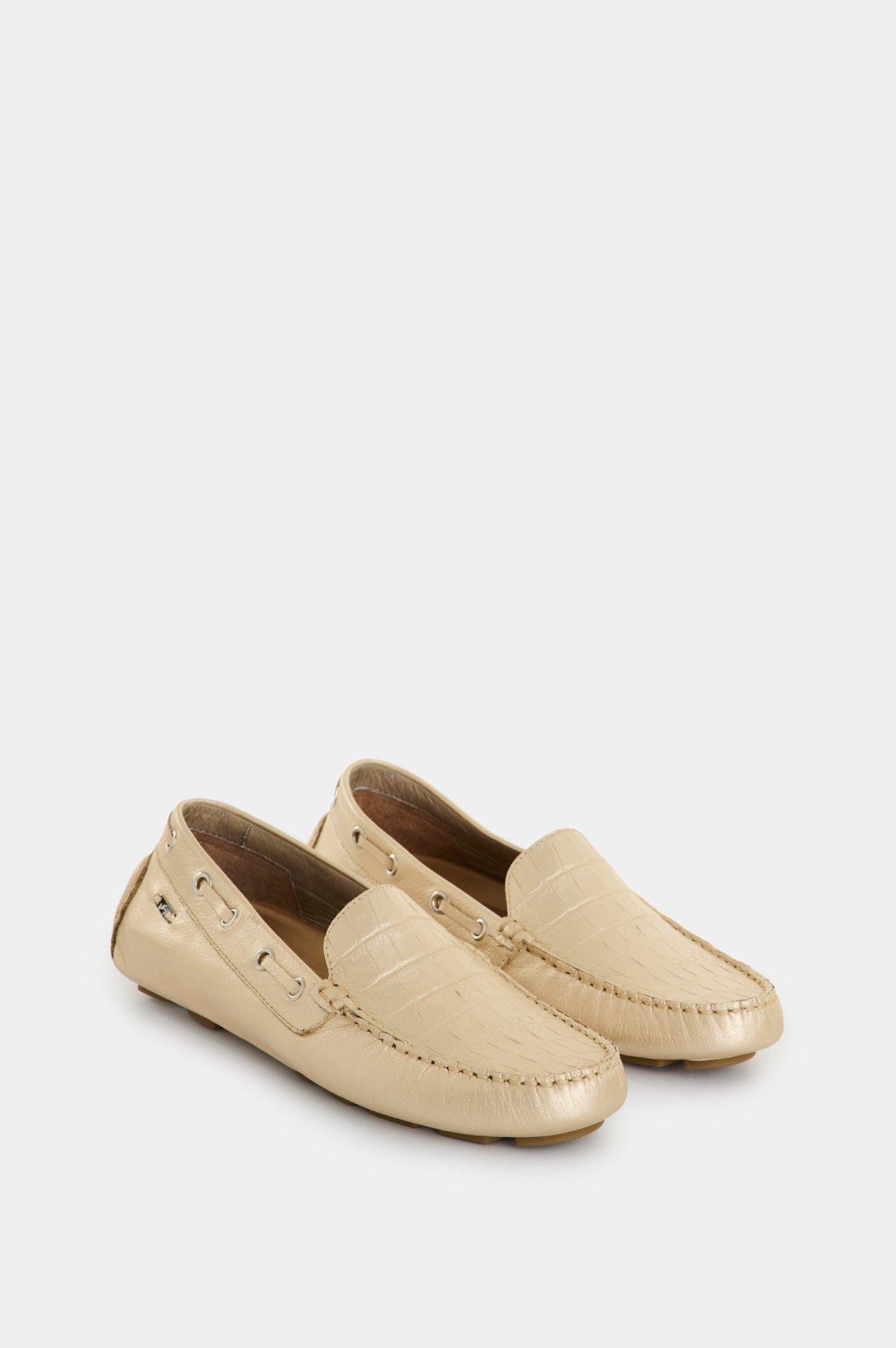 Vélez Mocasín Calcedonia 2.0 Cuero Folia Mujer Dorado-1