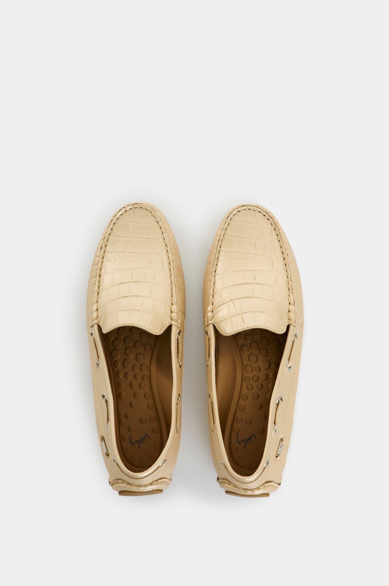 Vélez Mocasín Calcedonia 2.0 Cuero Folia Mujer Dorado-3