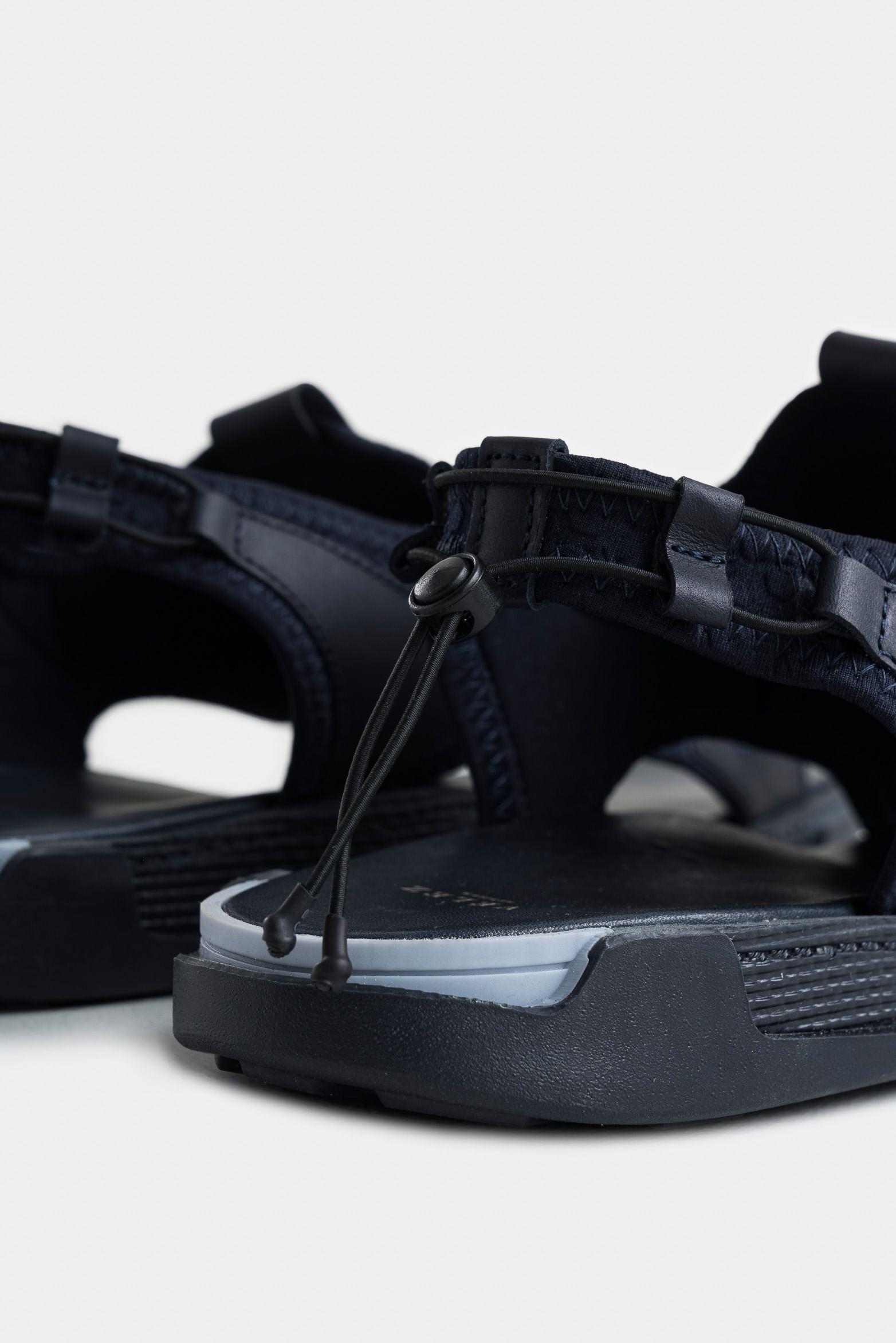 Vélez Sandalia Halo 2 Cuero Y Neopro Hombre Azul Oscuro-4