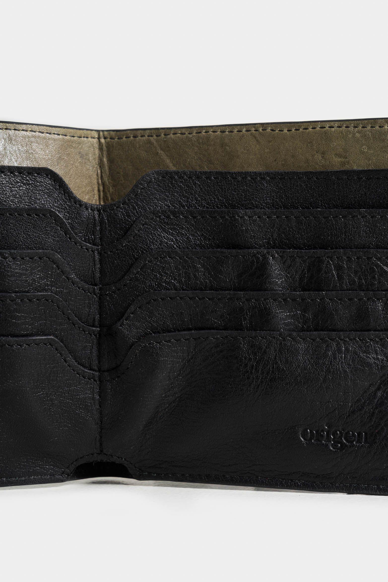 Vélez Billetera Cervino Cuero Mujer Chapeta Y Broche Negro-5