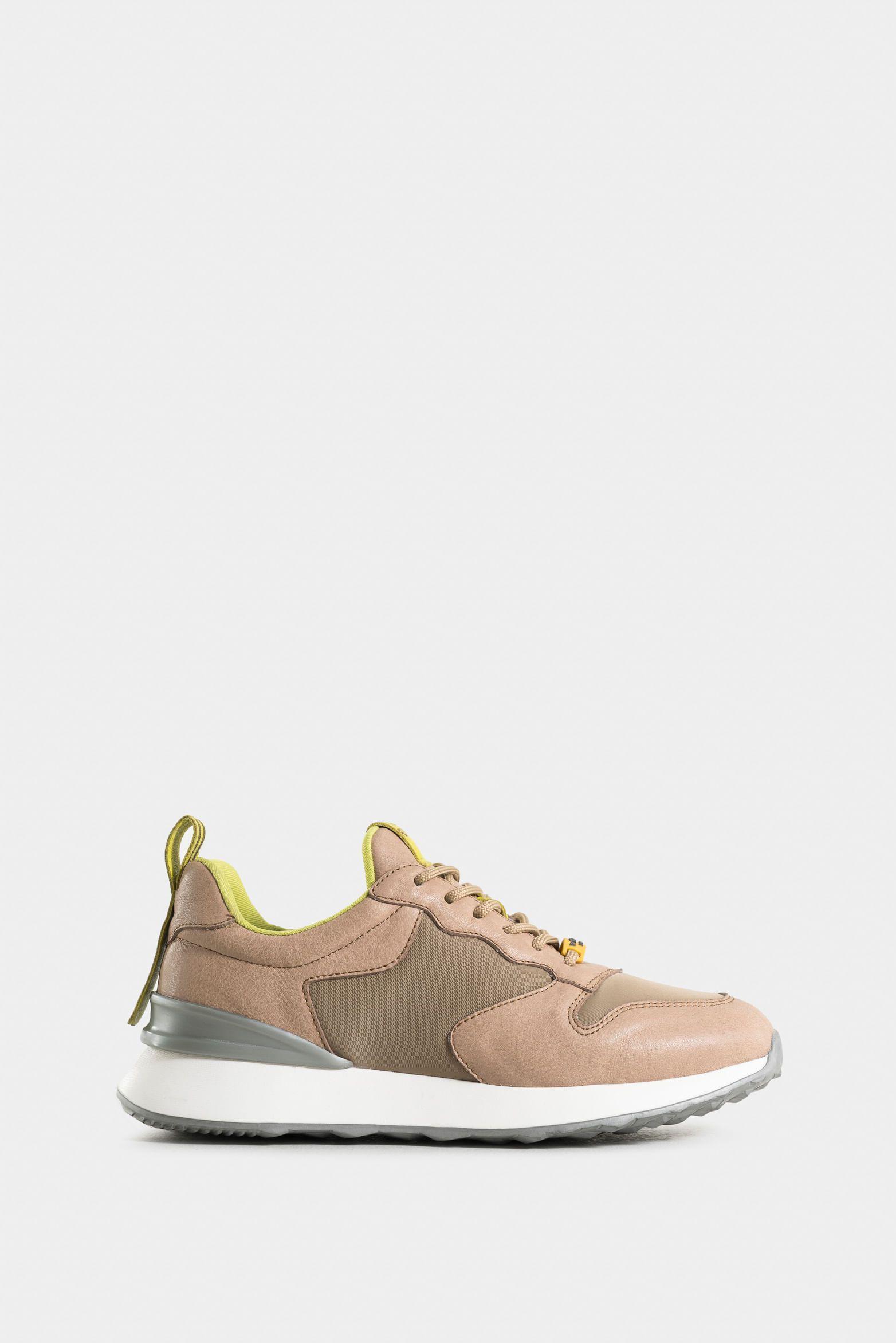 Vélez Zapatillas Mercurio Cuero Y Lona Mujer Urban Arena-0