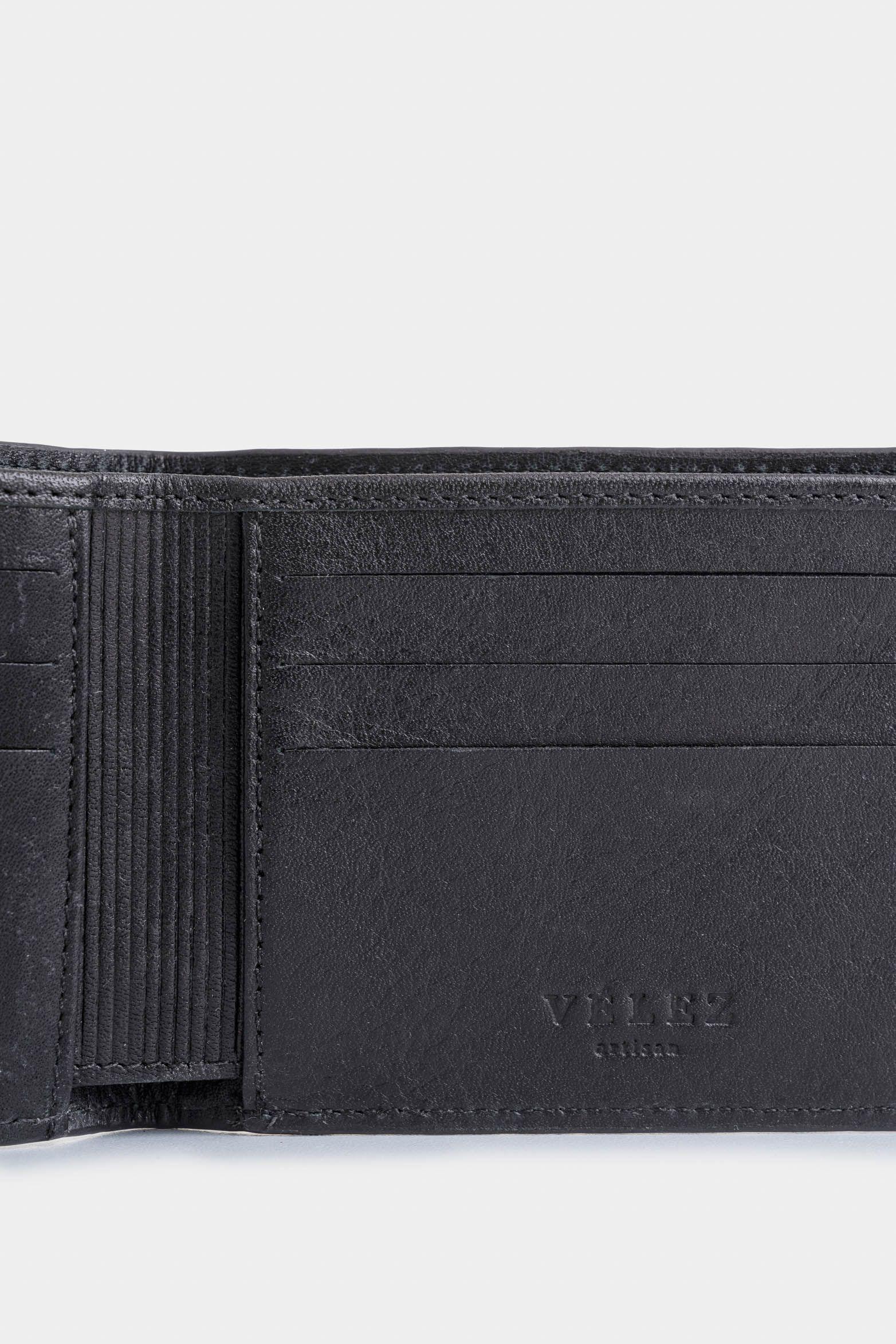 Billetera Sunlight de cuero para hombre contraste miel-4