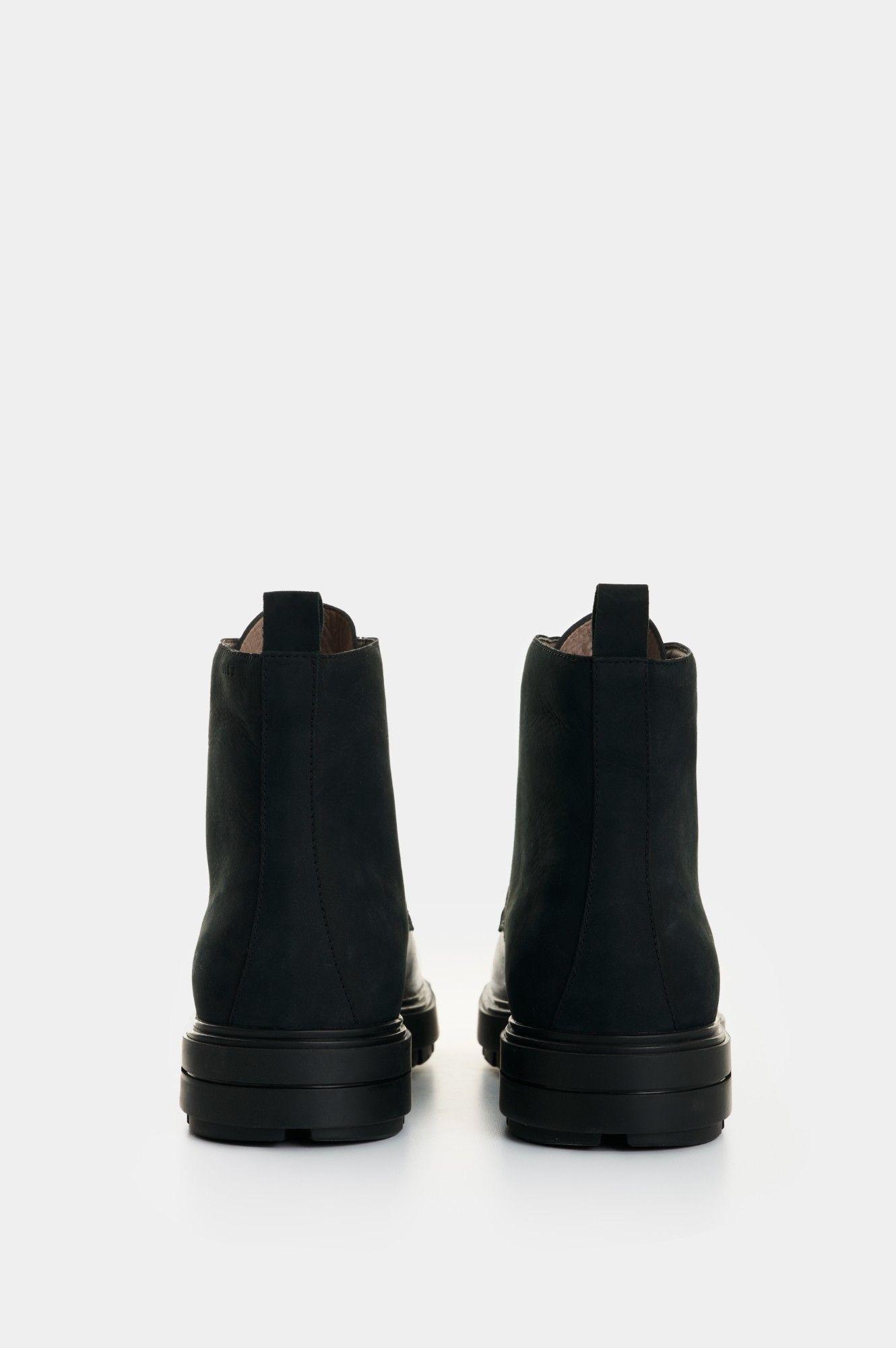 Vélez Bota Cuero Hombre Alameda Negro-2