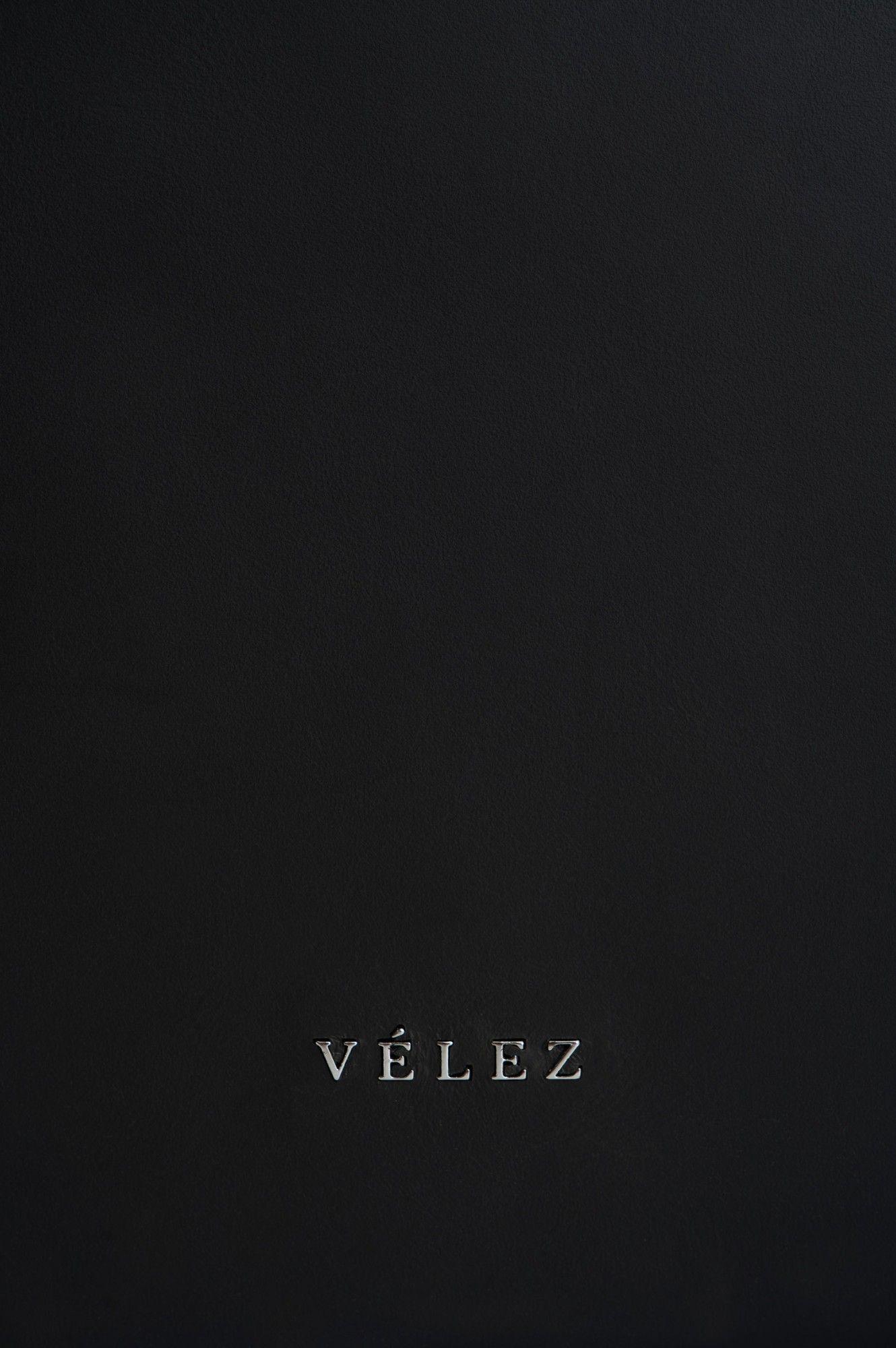 Vélez Mochila Cuero Y Lona Mujer Legal Negro-3