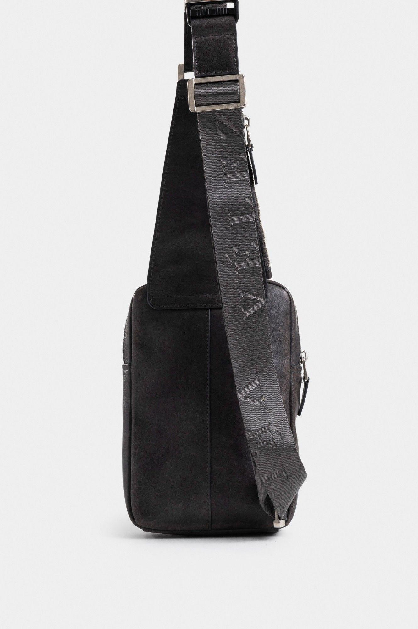 Vélez Cartera Bandolera Mikeno 3 Cuero Hombre Envejecido Gris-2