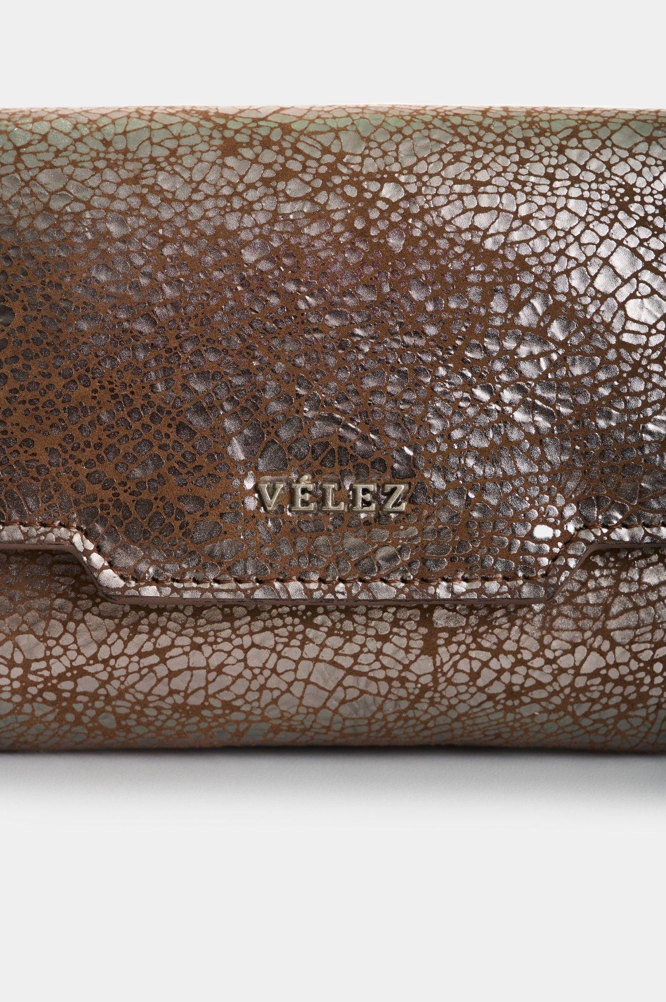 Vélez Billetera Cuero Folia Mujer Magnolia 2 Plata-3