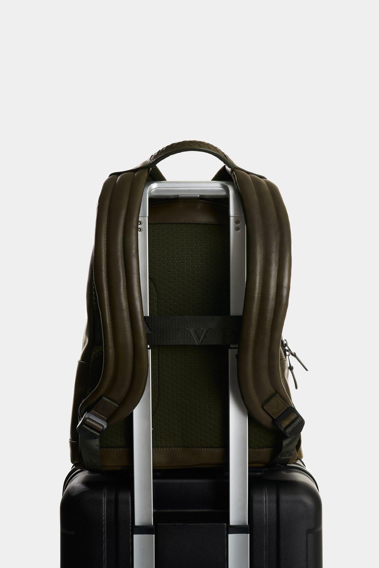 Vélez Morral Bolet Cuero  Hombre Efecto Vintage Verde Oliva-2