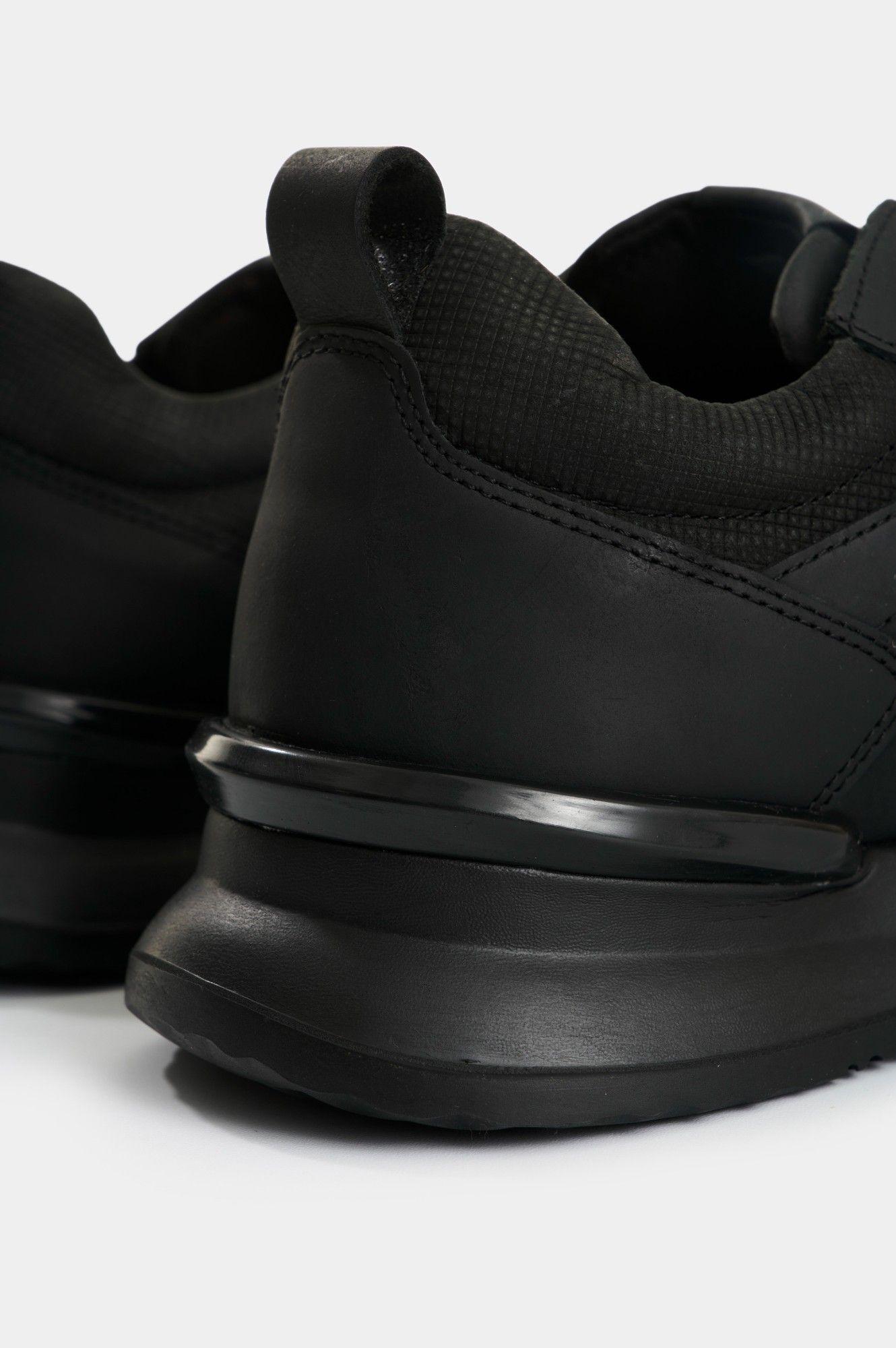 Vélez Zapatillas De Cuero Para Hombre Ibisa Negro-4