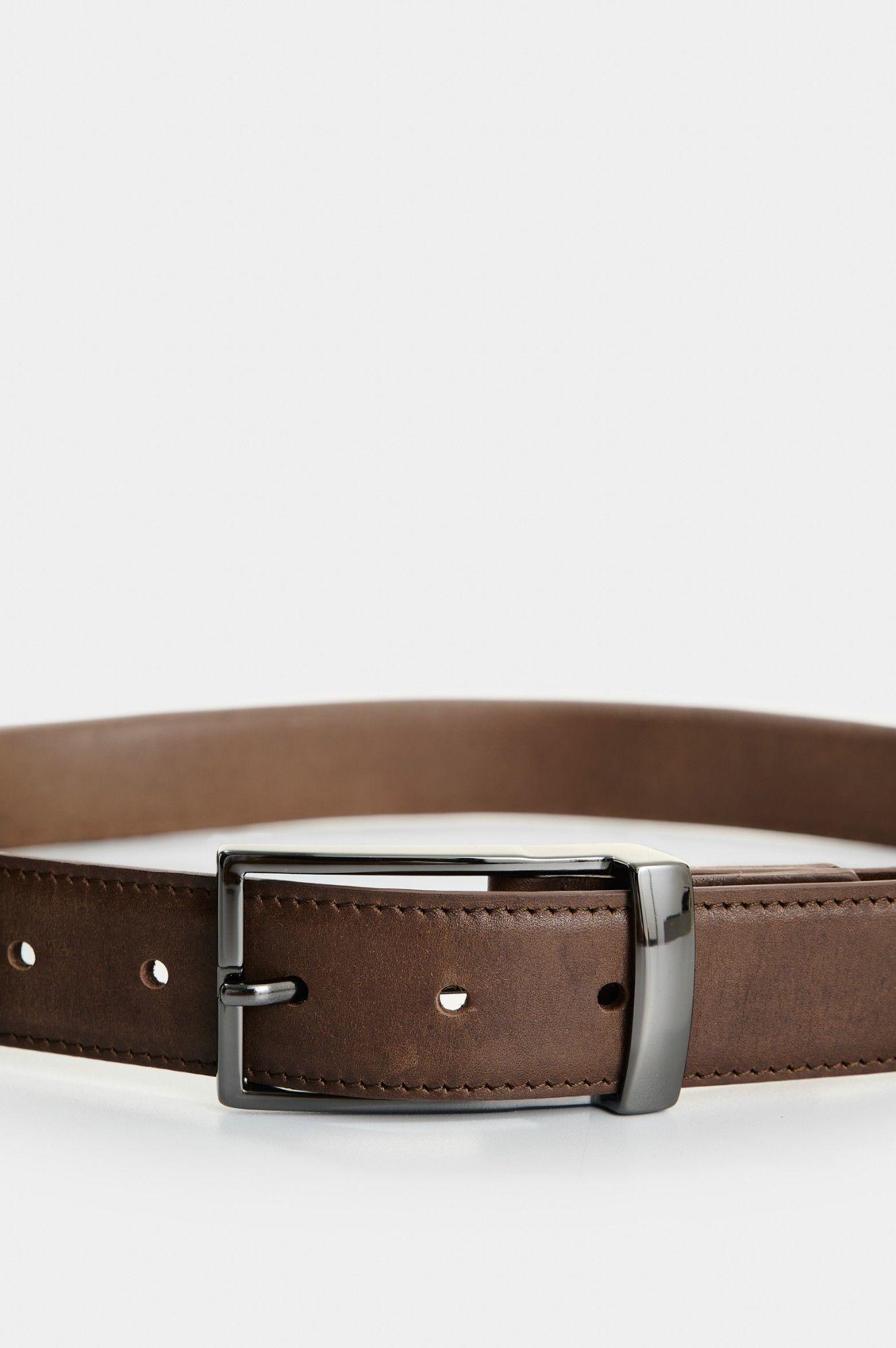 Vélez Cinturón Unifaz Cuero Hombre Sand Café-3