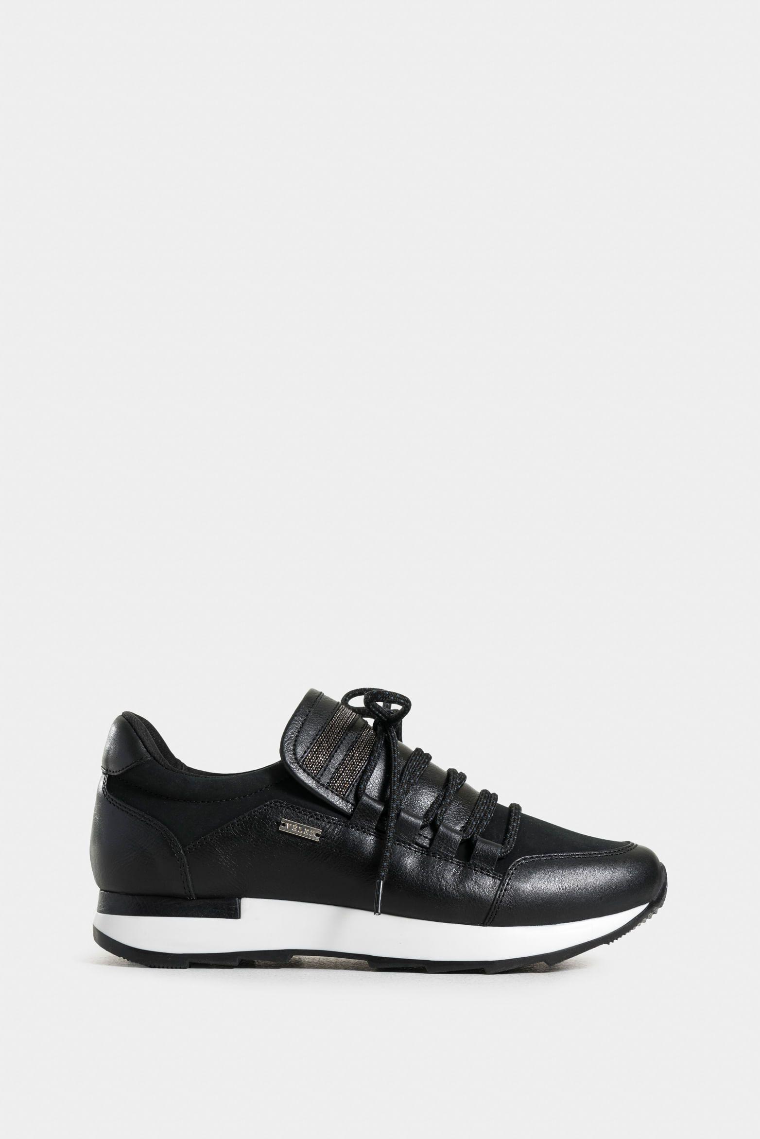 Vélez Zapatos Cordón Napoles 2.0 Cuero Mujer Negro-0