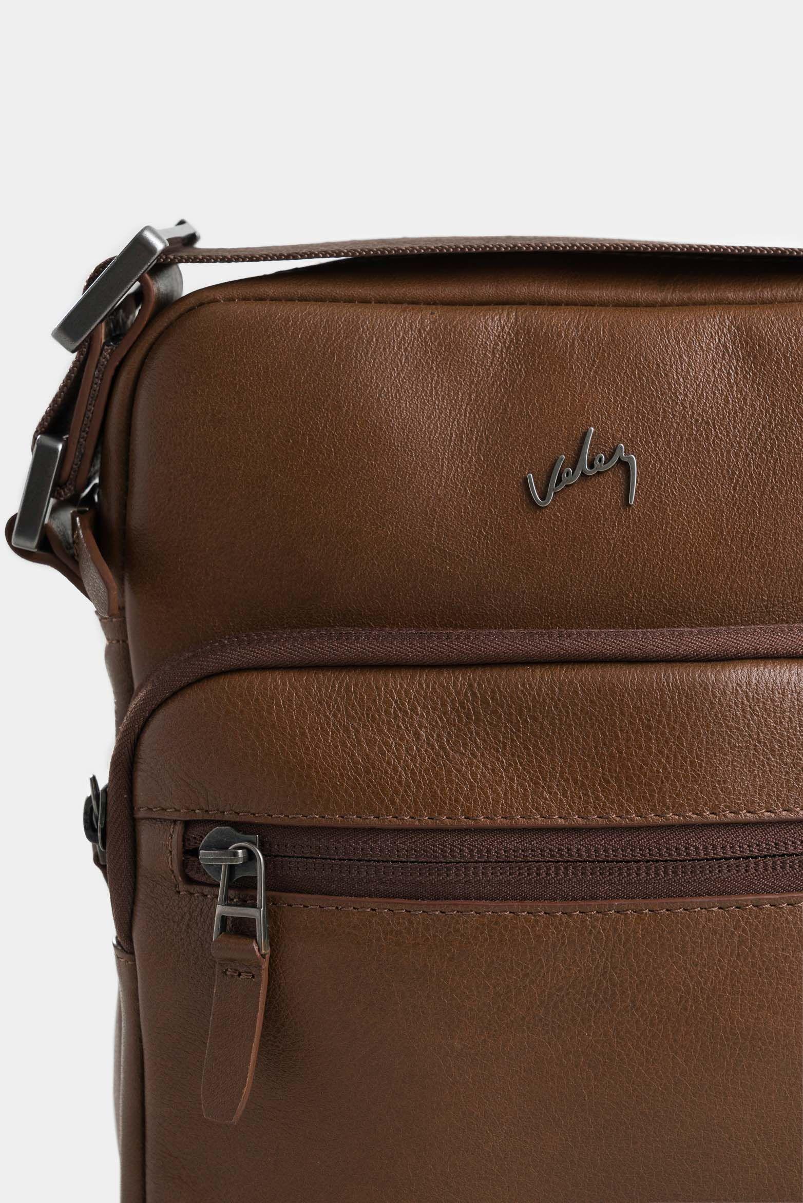 Vélez Manos Libres Alava 2 Cuero Hombre Vertical Miel-3