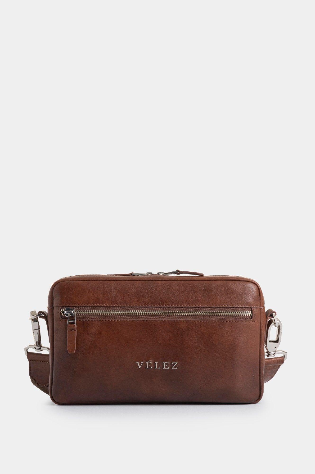Vélez Mochila Cassat 2 Cuero Hombre Efecto Escribiente Miel-0