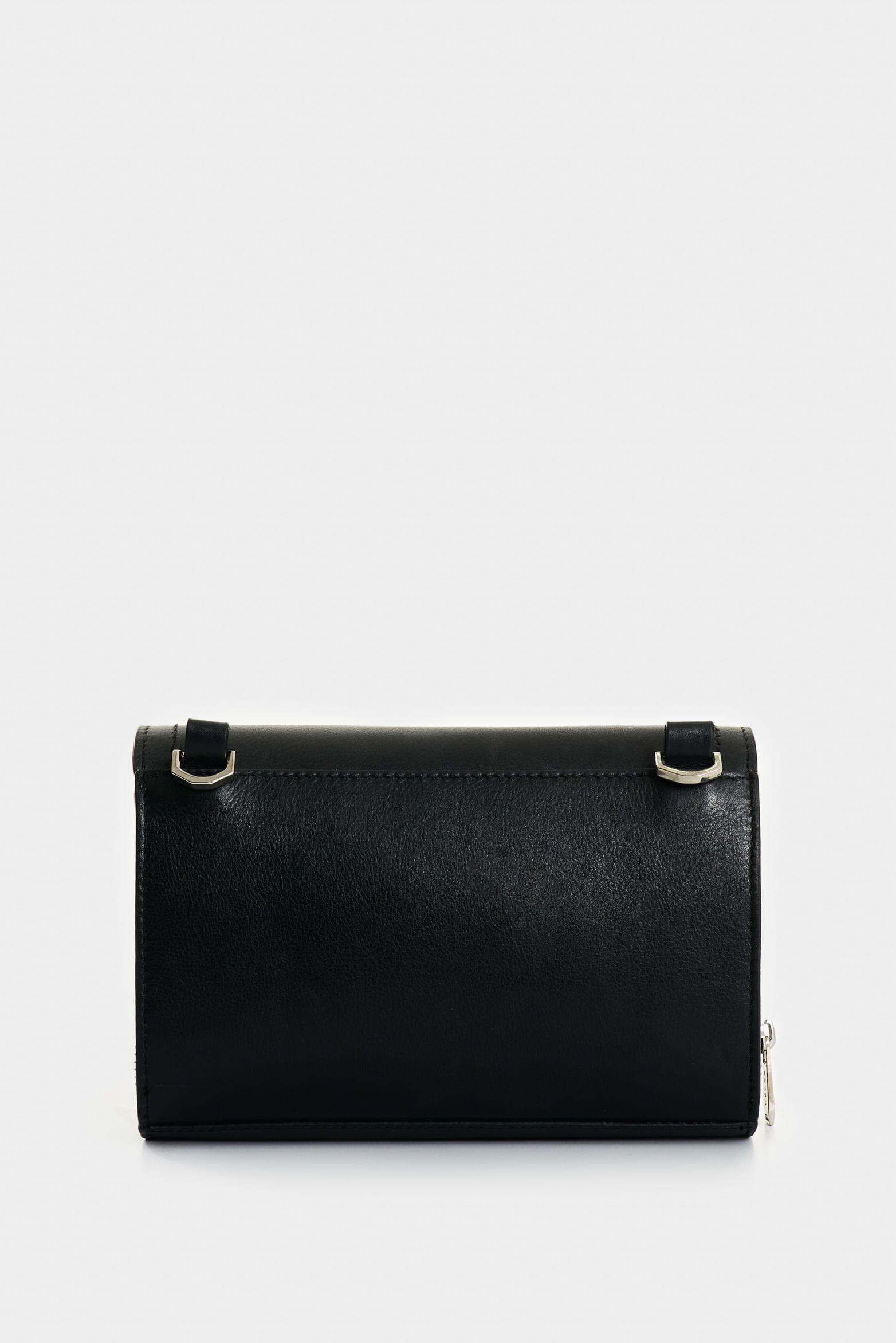 Vélez Manos Libres Abi Cuero Para Mujer Correa Tejida Negro-2