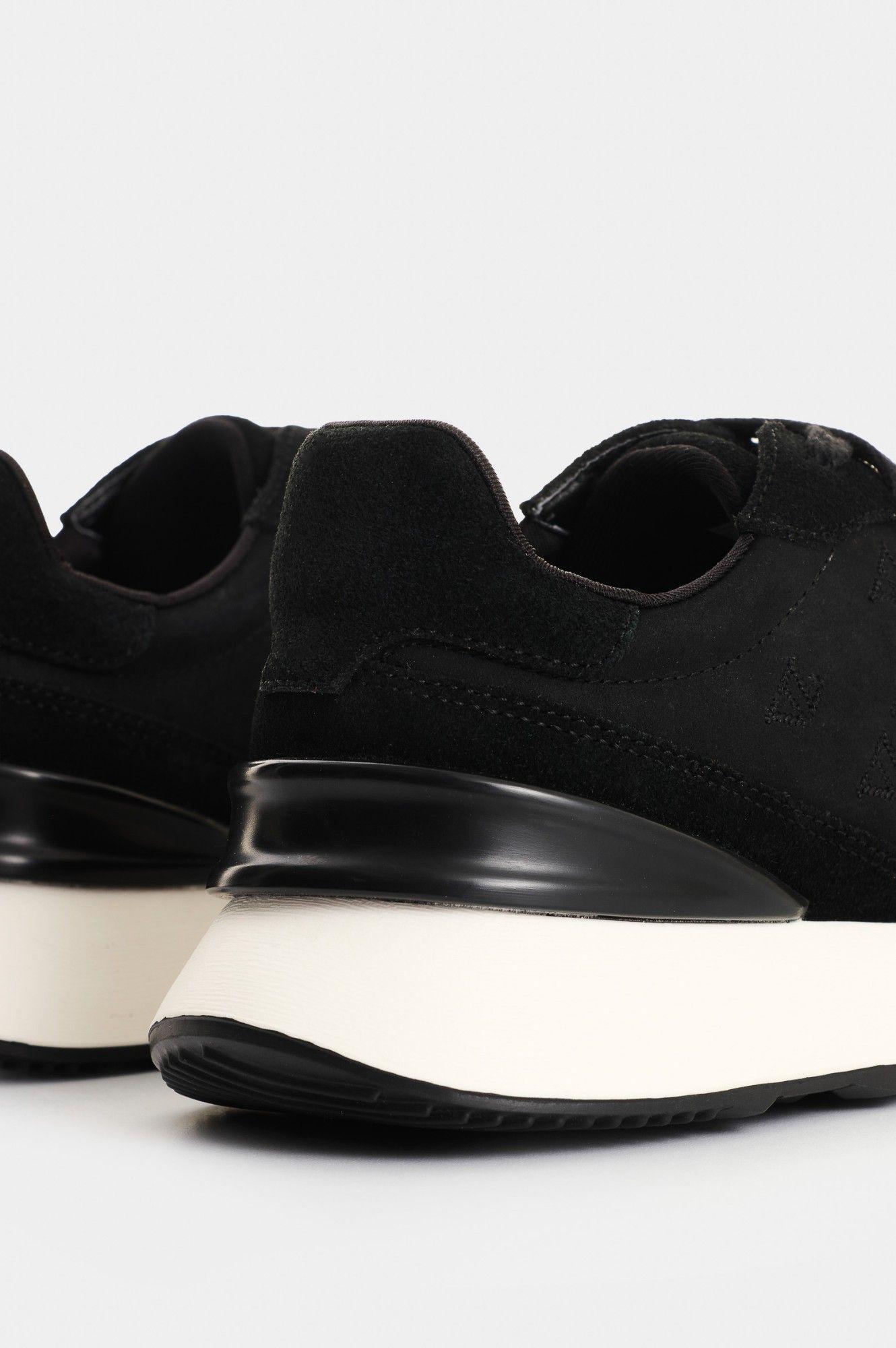 Vélez Tenis En Cuero Para Mujer Sierra Negro-4