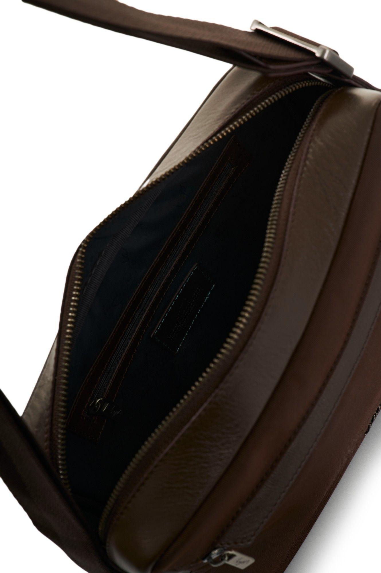 Vélez Cartera Bandolera Cuero Hombre Eos Café-4
