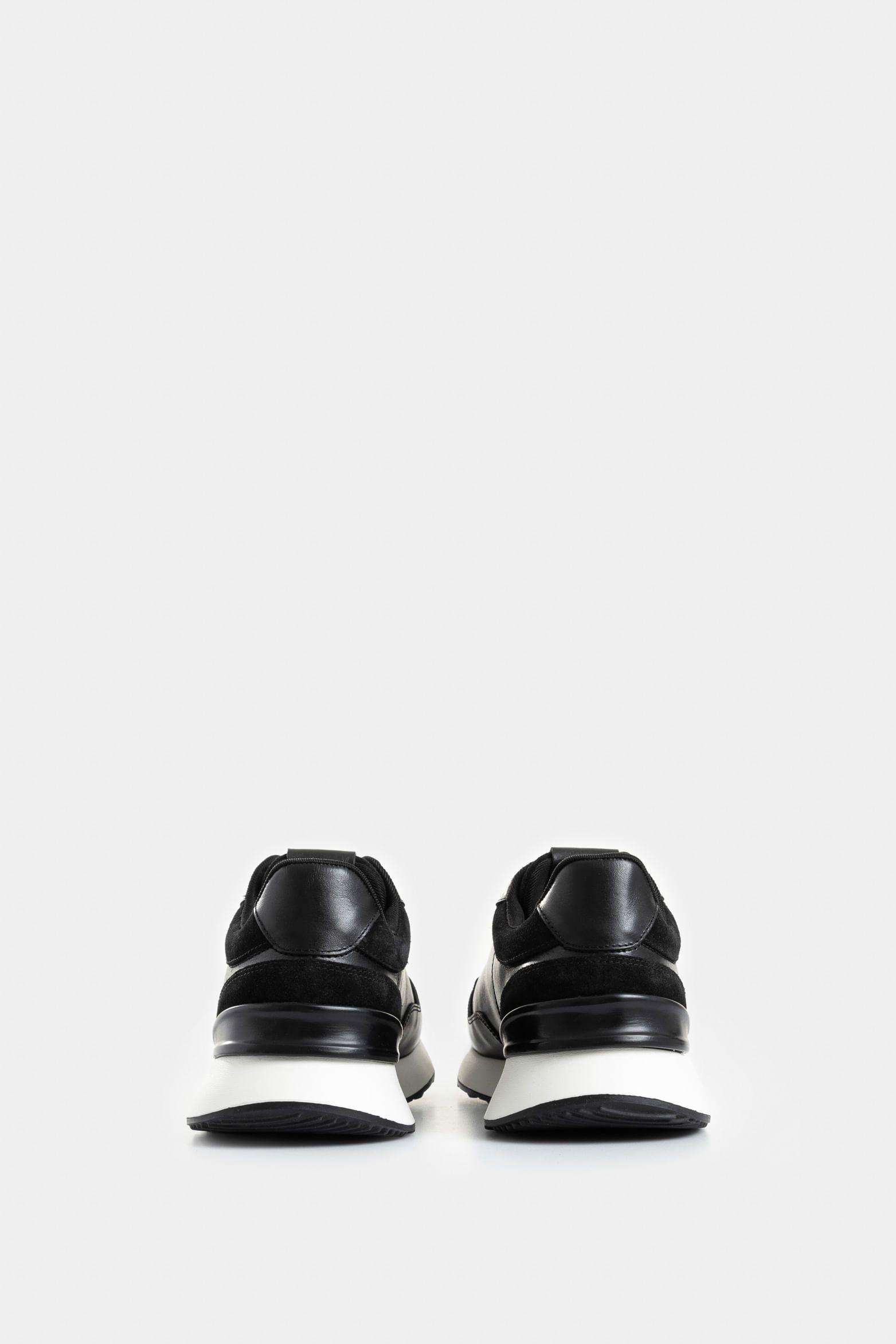 Vélez Zapatillas Monza 2 Cuero Hombre Artesanal Negro-2