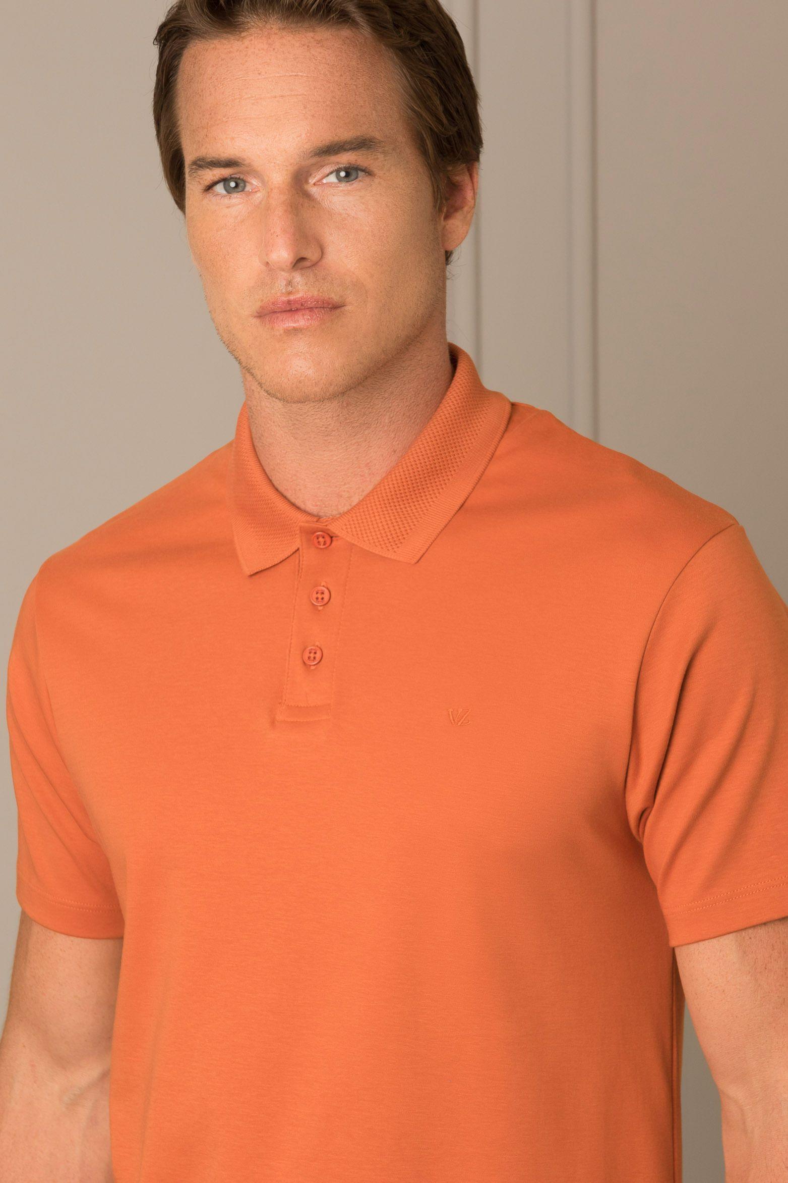 Vélez Polera Con Cuello Agustín Para Hombre Terracota-2